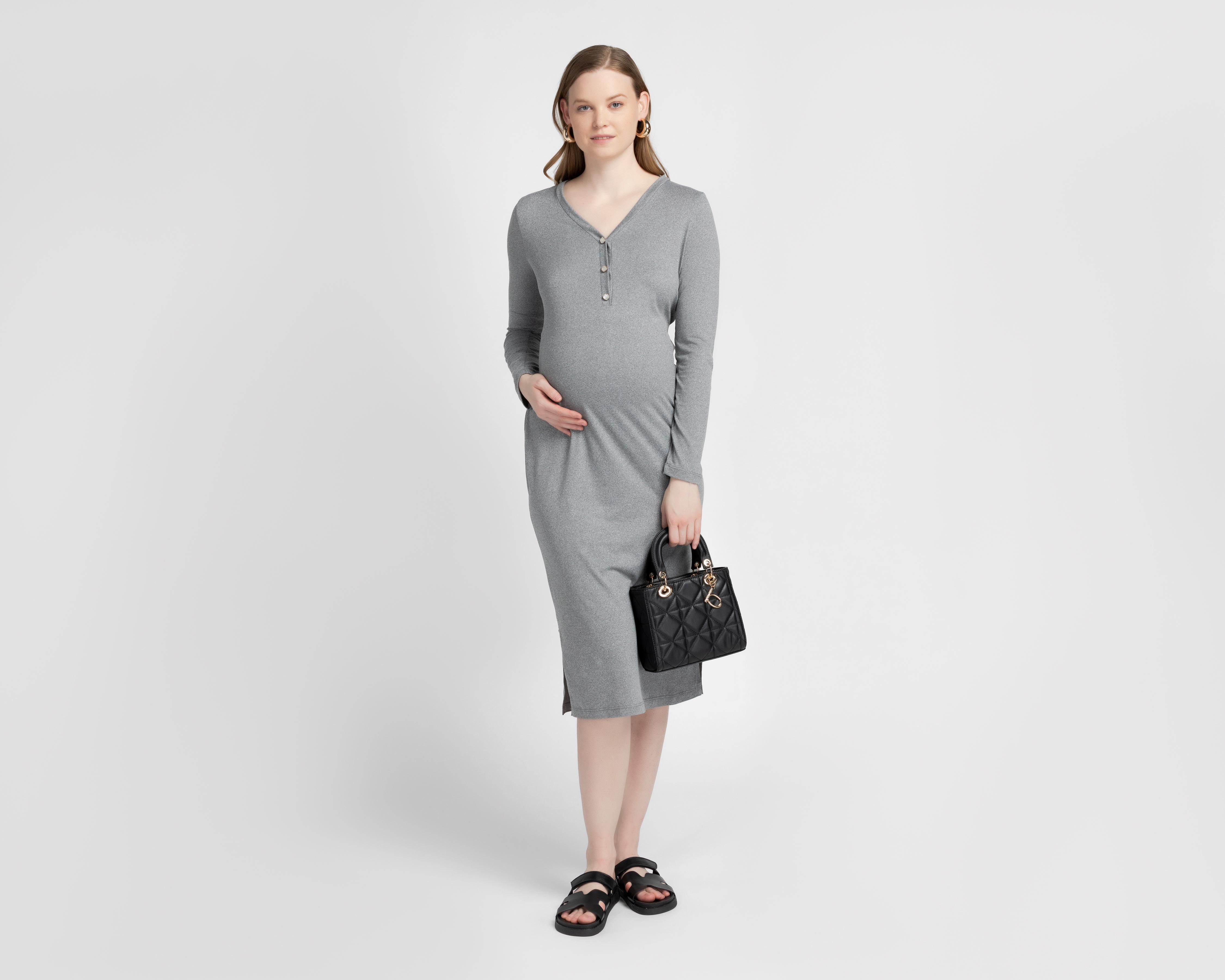 Foto 2 | Vestido de Maternidad Manga Larga Mamá Bella