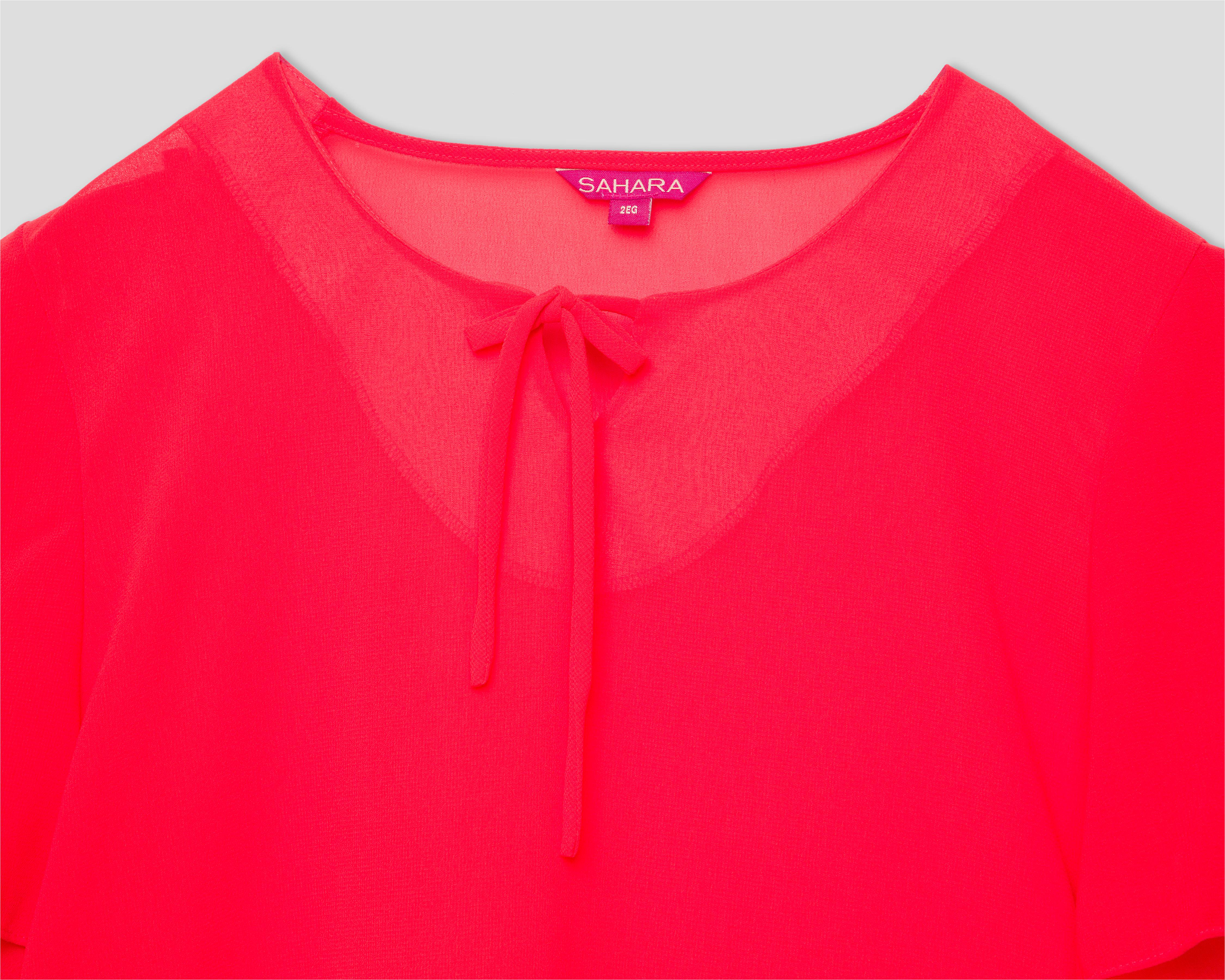Foto 4 pulgar | Blusa Manga Corta Sahara para Mujer