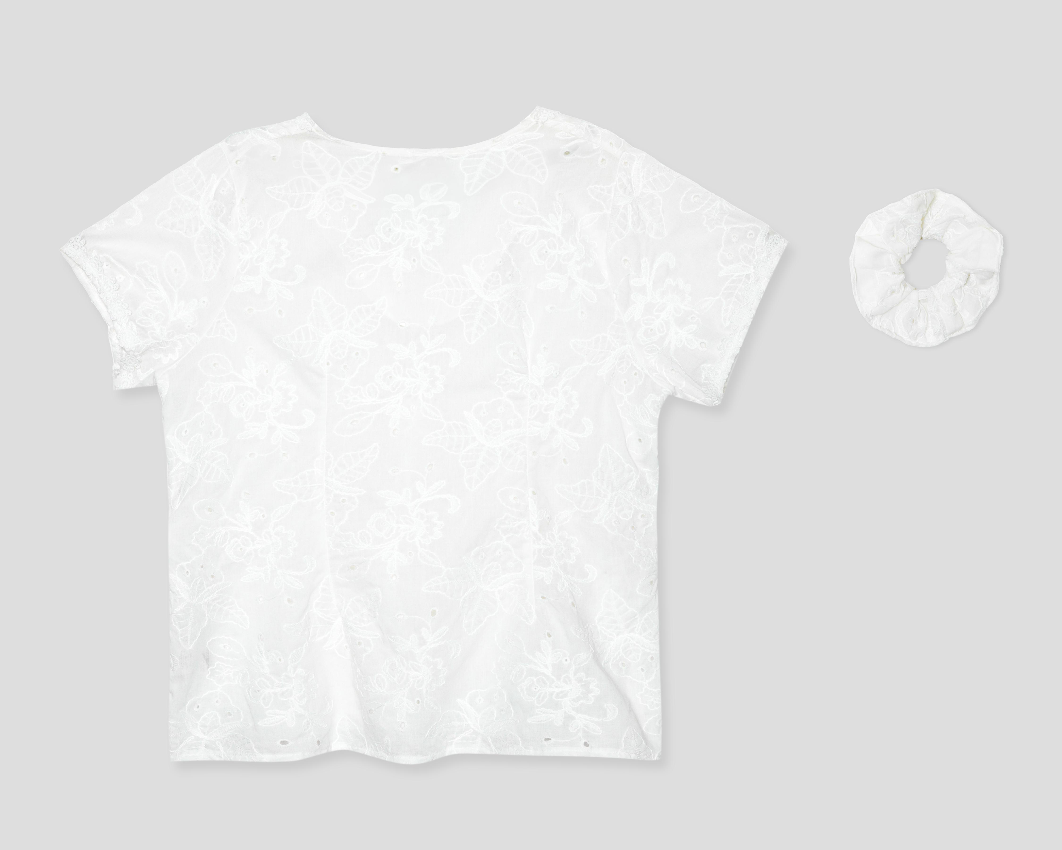 Foto 3 pulgar | Blusa Lady Sun con Bordado para Mujer