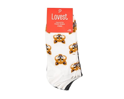 Foto 3 | Calcetas Lovest para Mujer 6 Pares