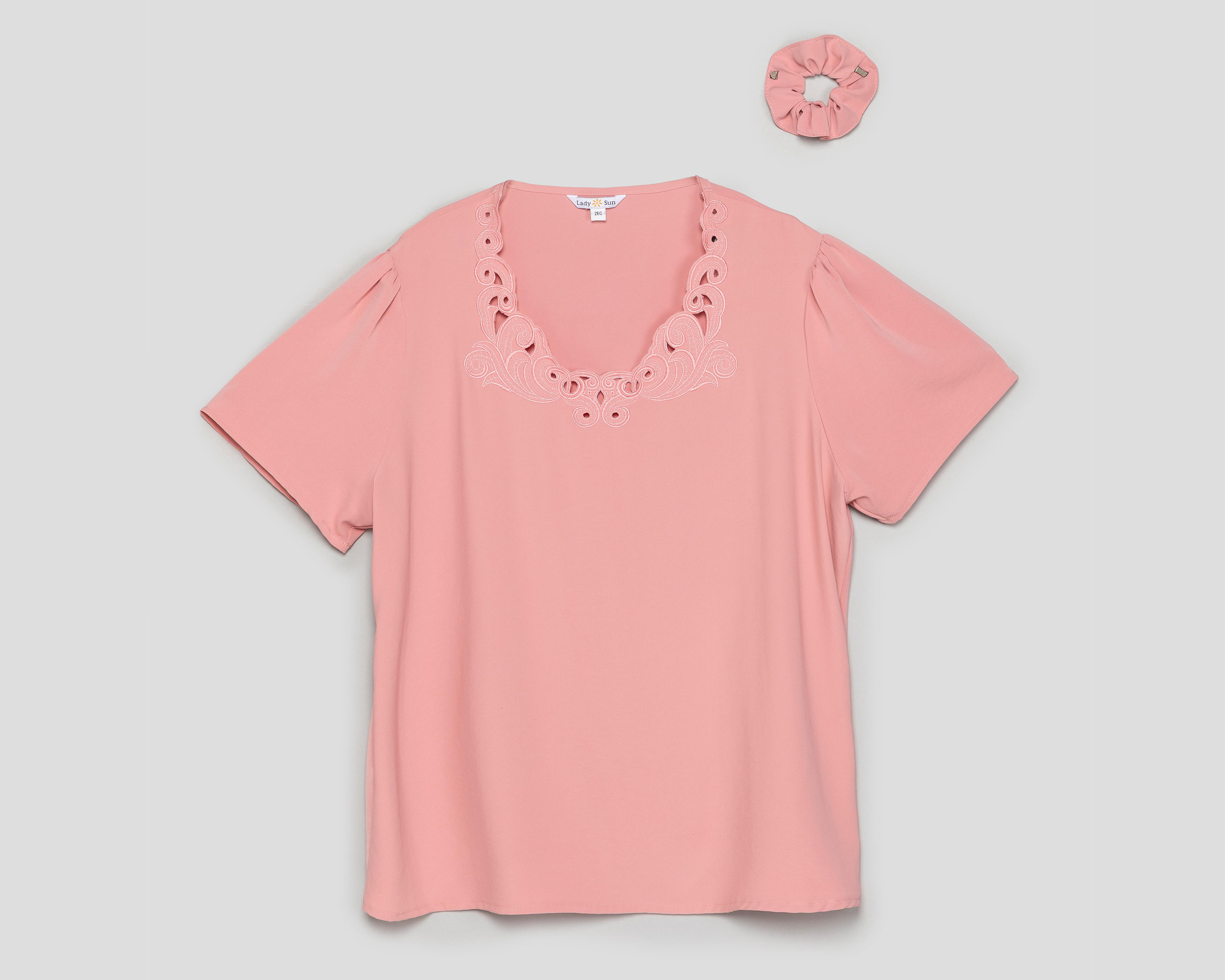 Foto 2 pulgar | Blusa Rosa Lady Sun para Mujer