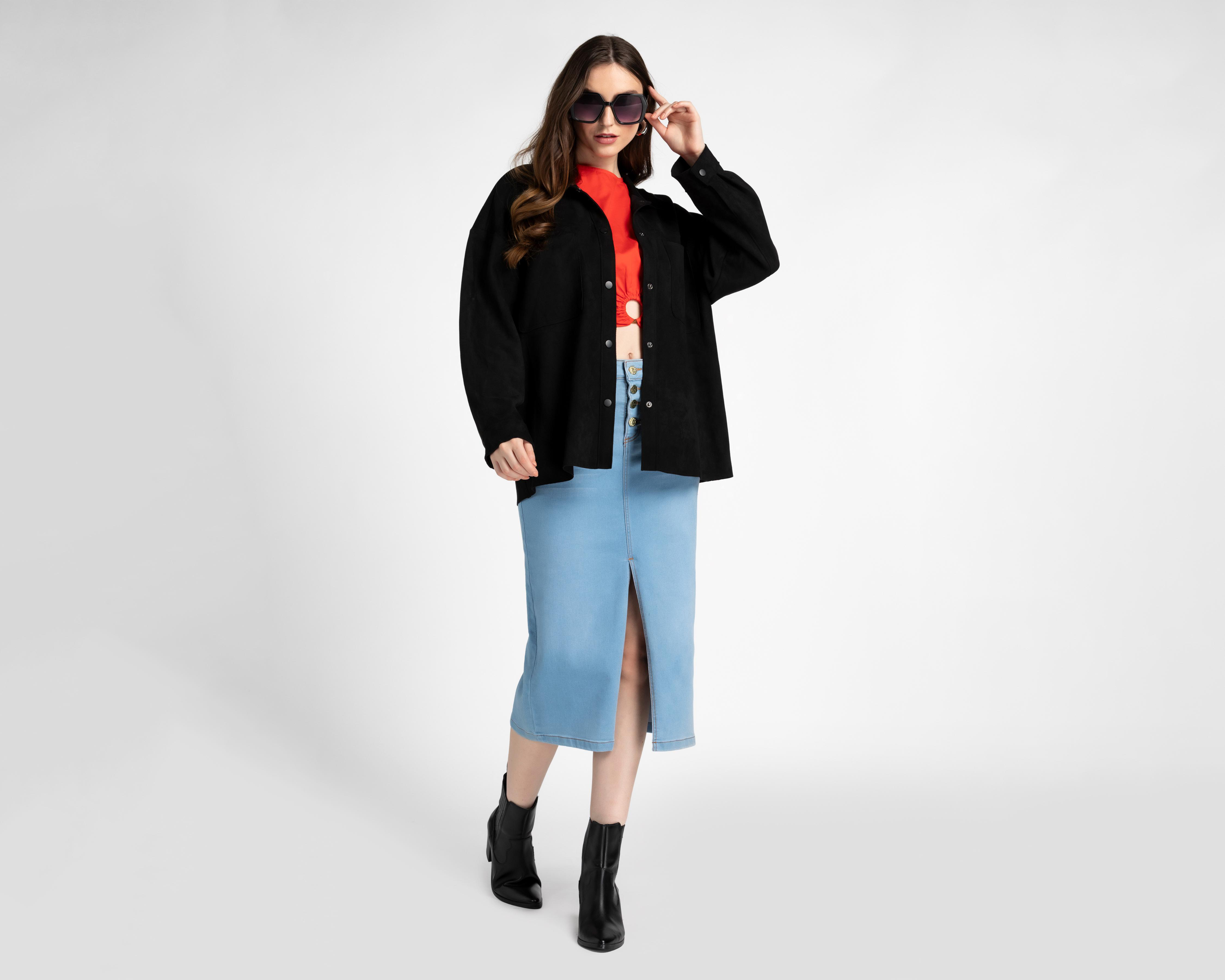 Foto 2 | Camisa Sahara con Botones para Mujer