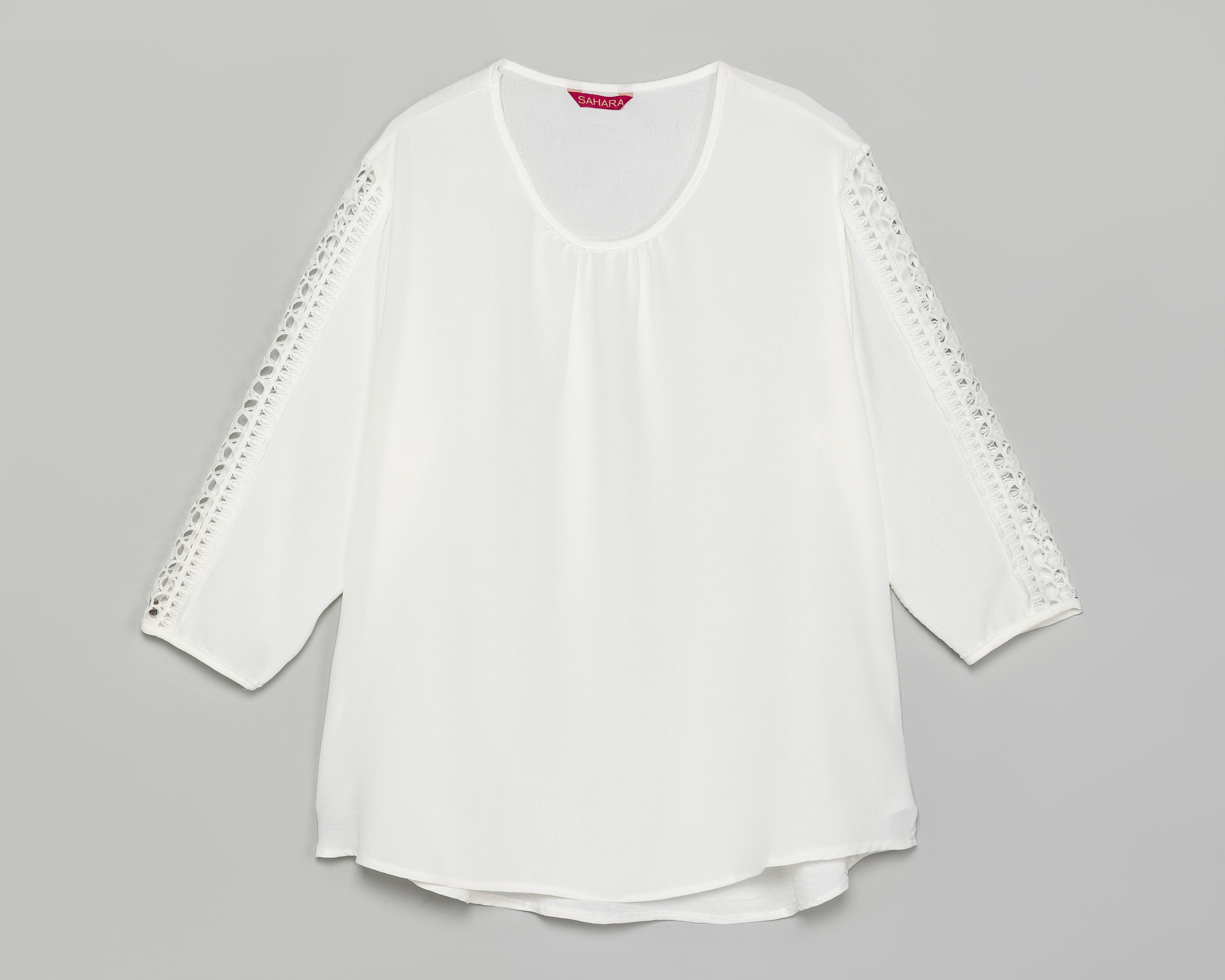 Blusa Blanca Sahara para Mujer