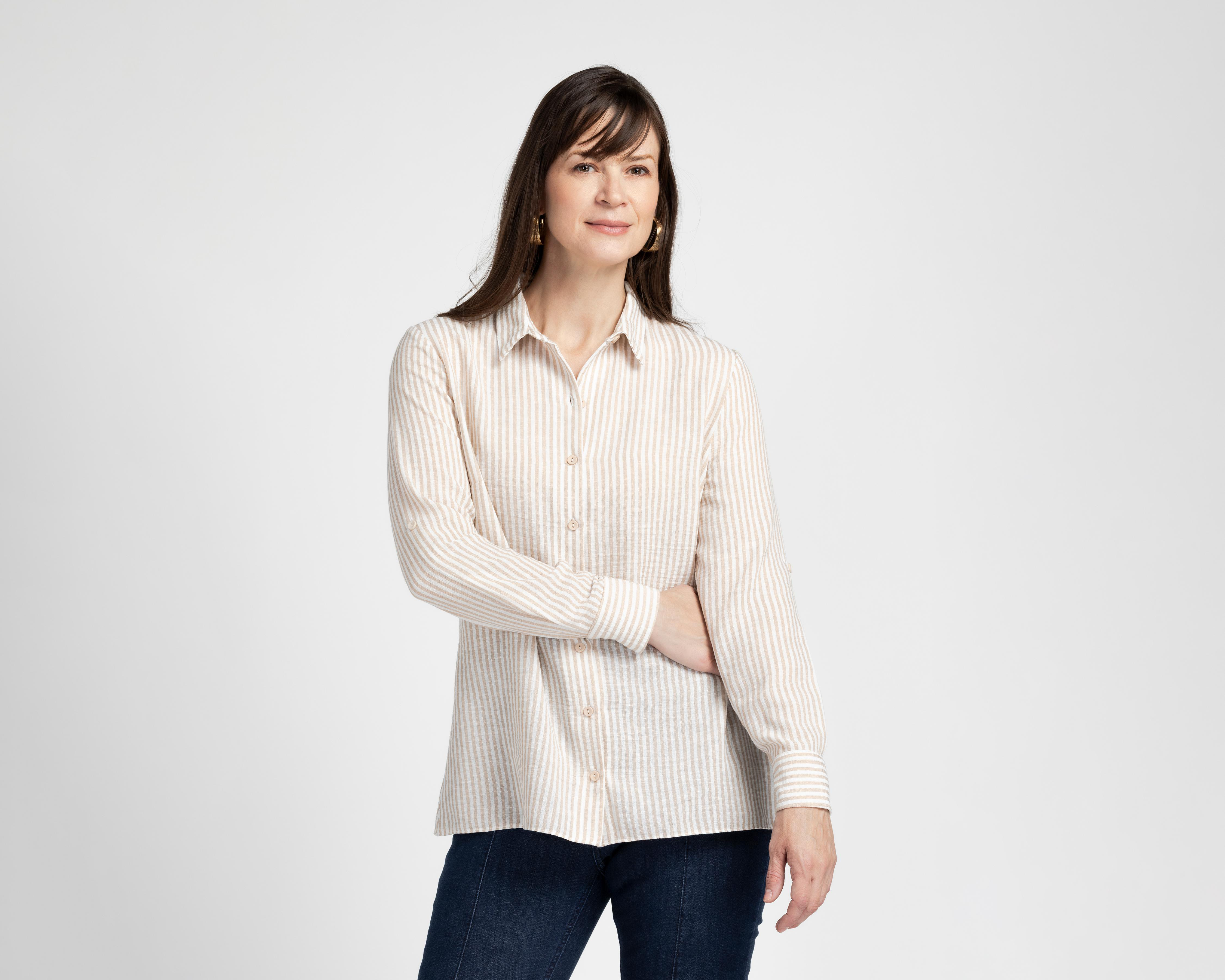 Foto 2 pulgar | Blusa Manga Larga Sahara para Mujer