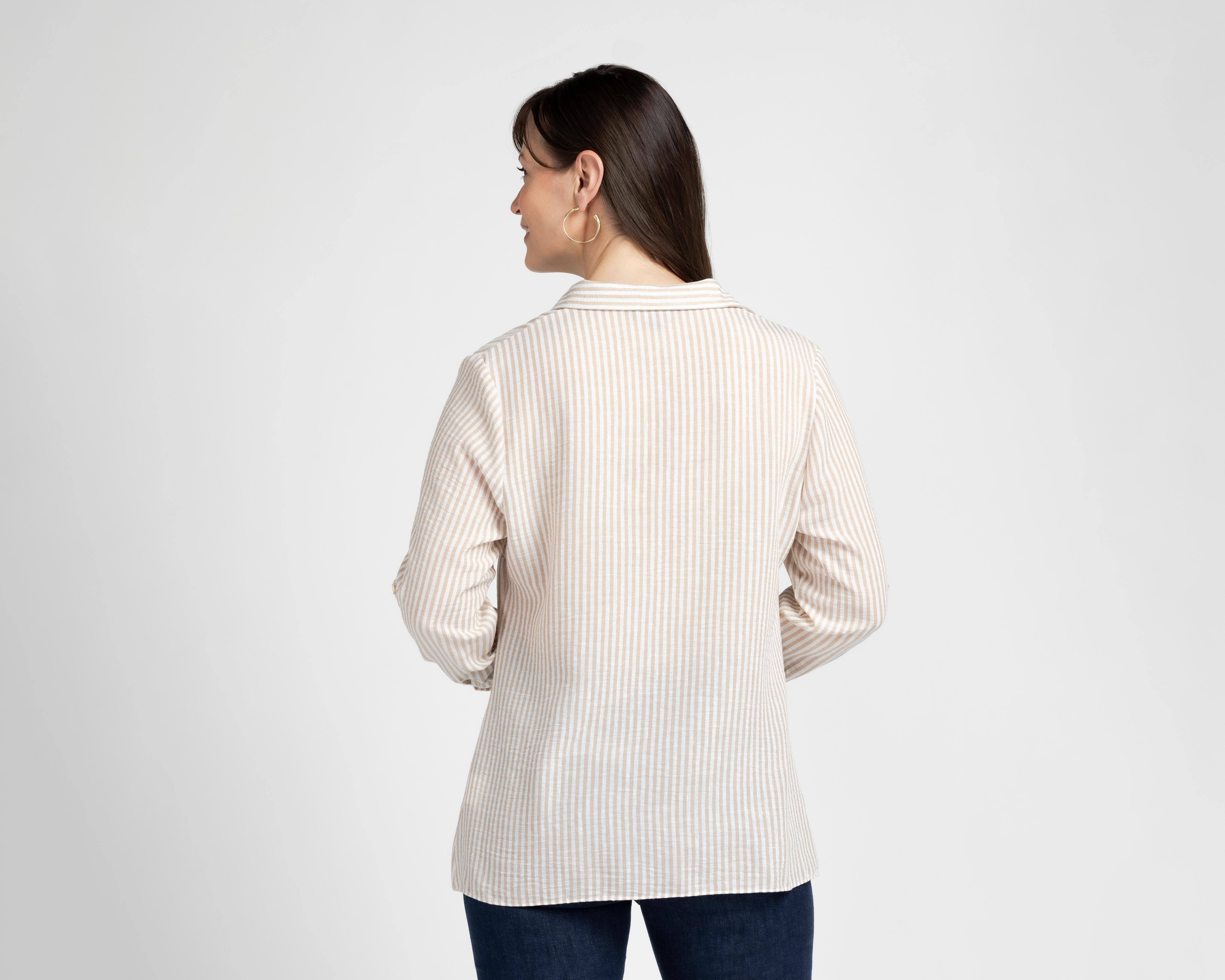 Foto 4 pulgar | Blusa Manga Larga Sahara para Mujer