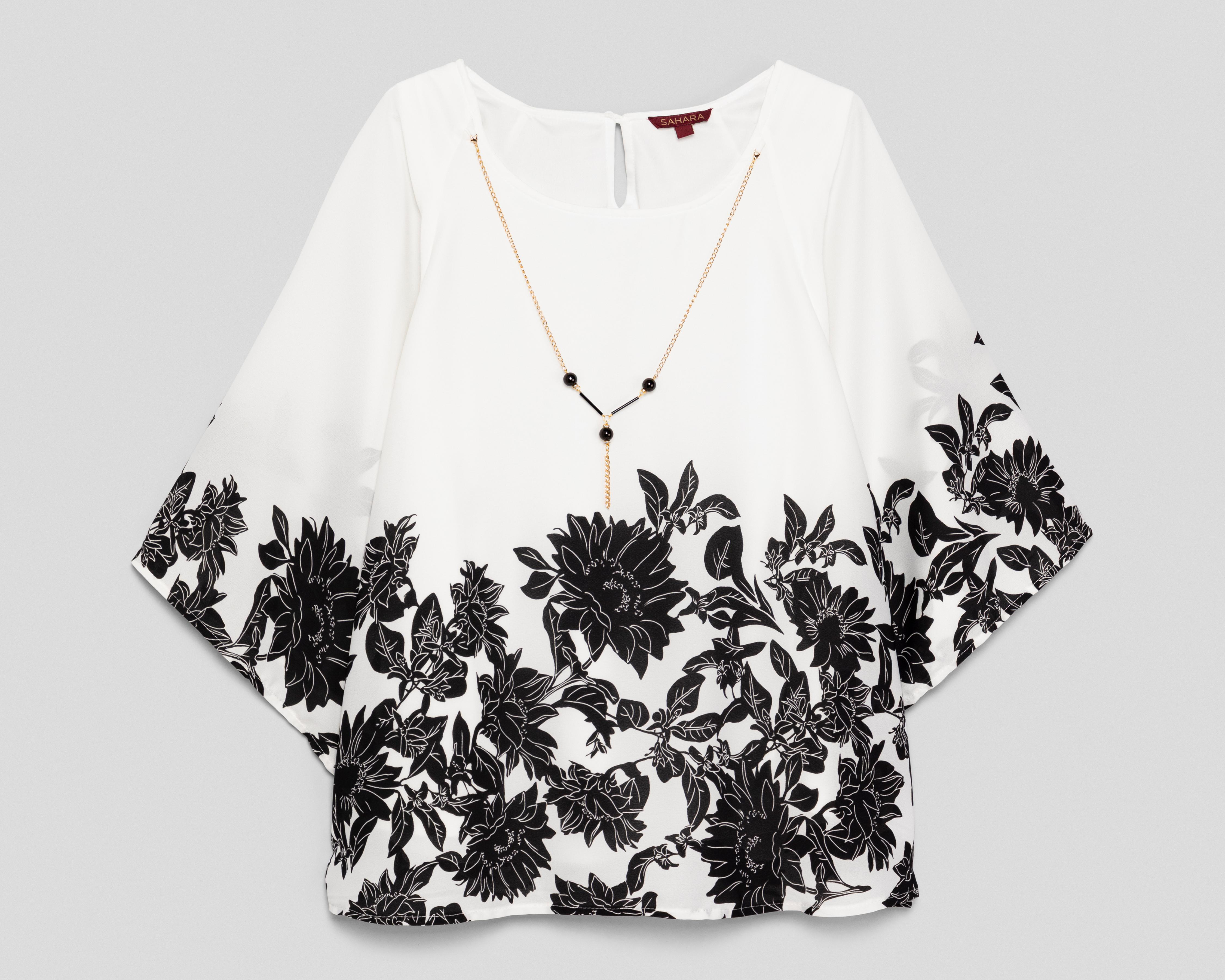 Blusa con Collar Sahara para Mujer