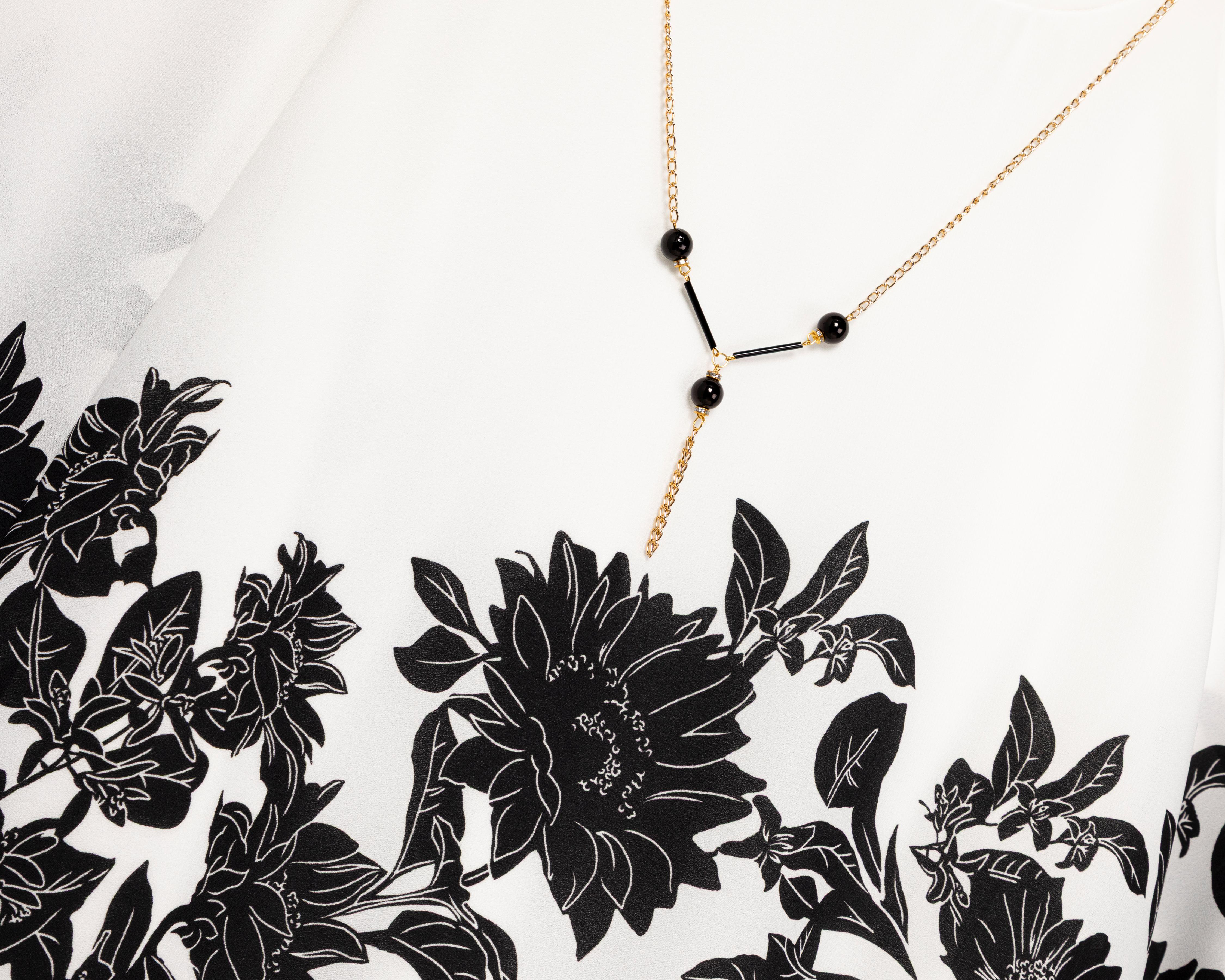 Foto 4 pulgar | Blusa con Collar Sahara para Mujer