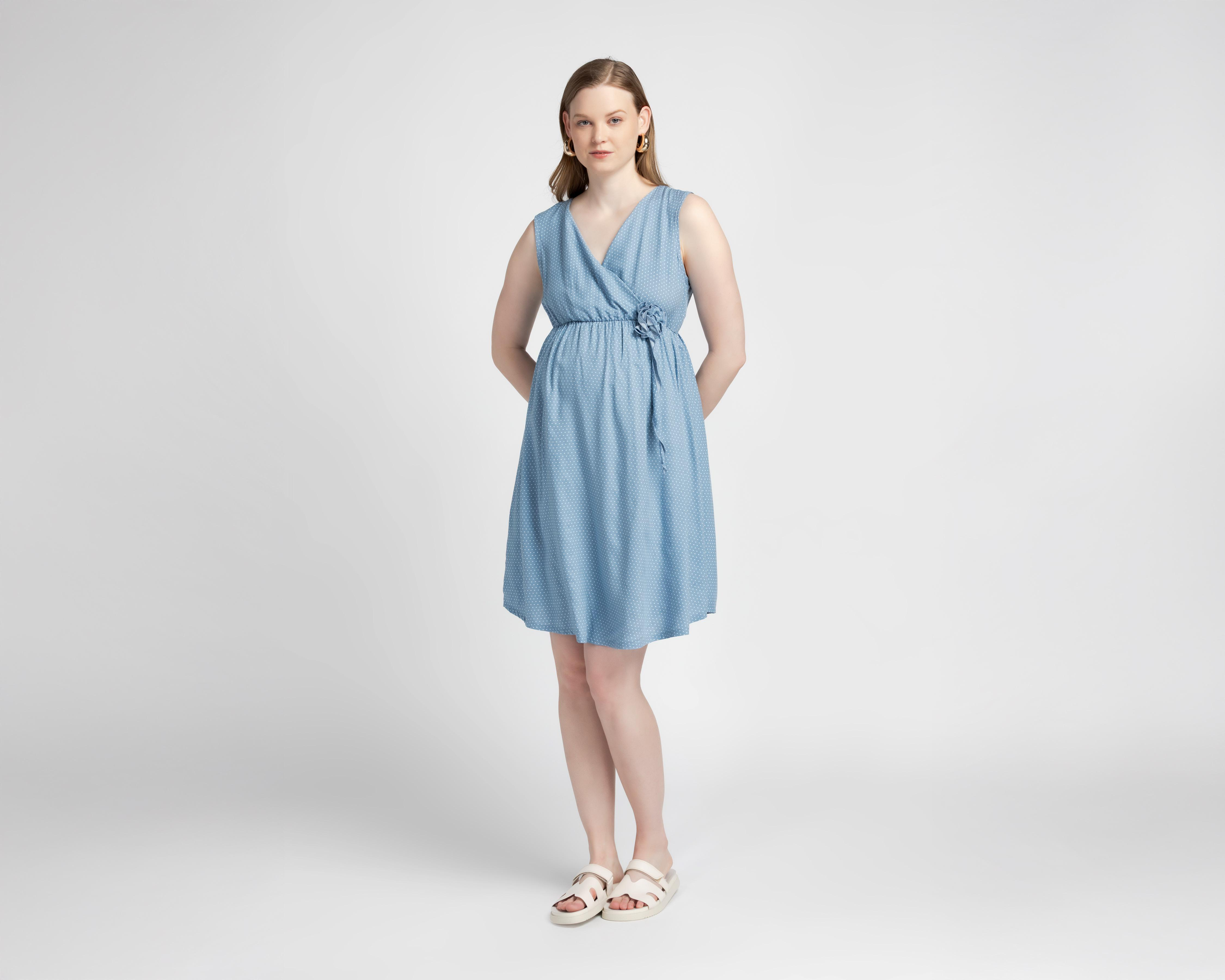 Foto 1 | Vestido de Maternidad sin Mangas Mamá Bella
