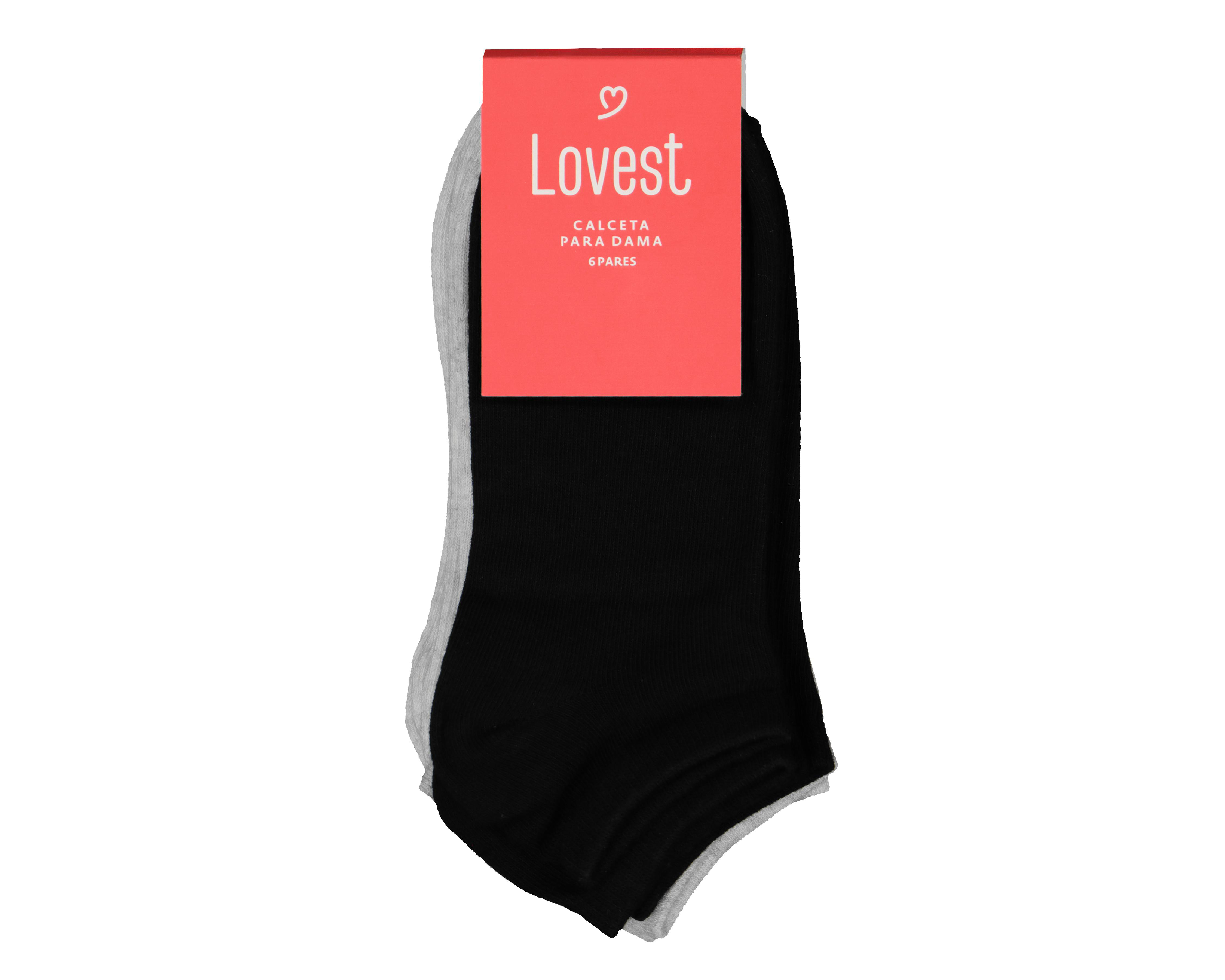 Foto 3 | Calcetas Tines Lovest para Mujer 6 Pares