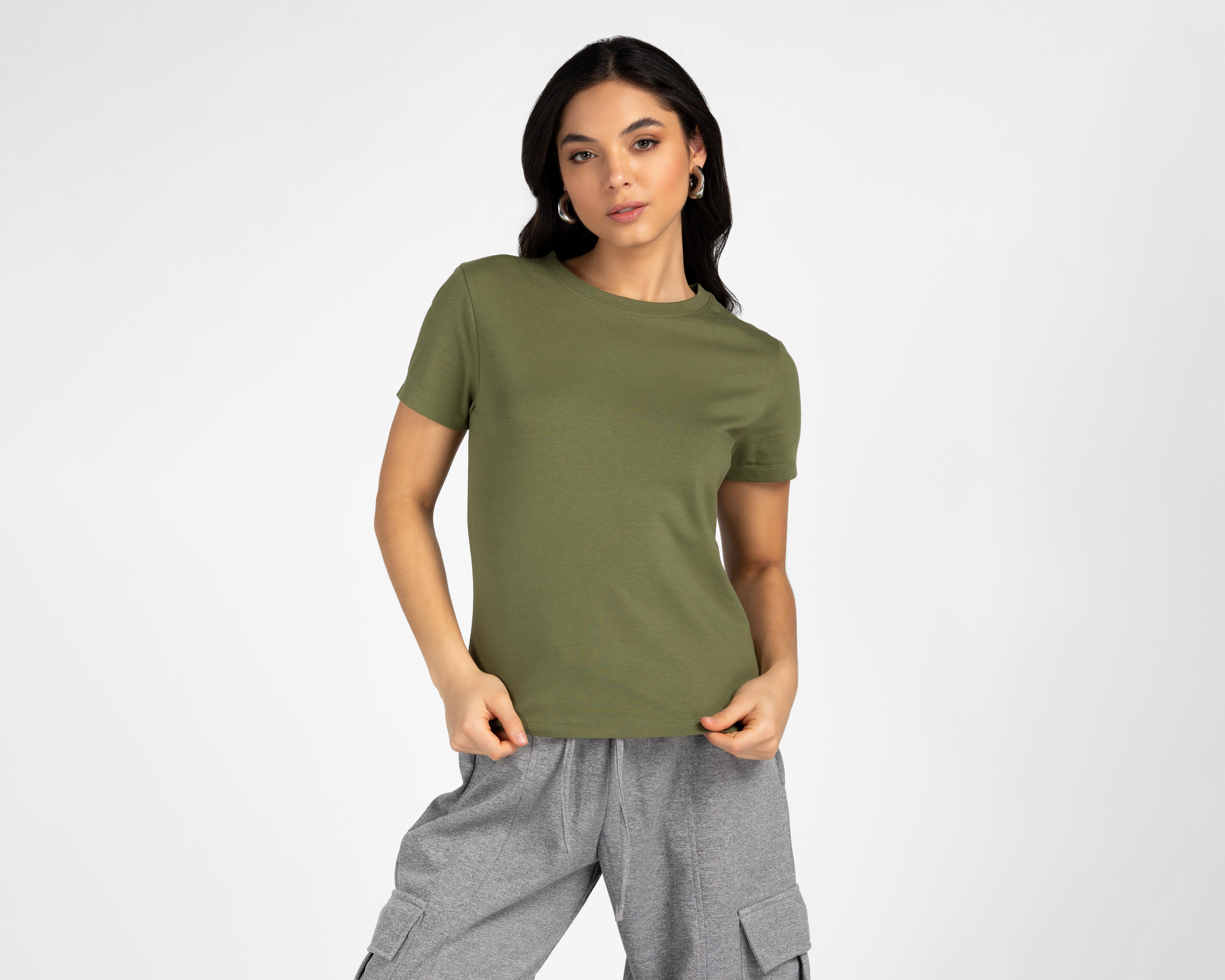Playera Refill Verde para Mujer $129