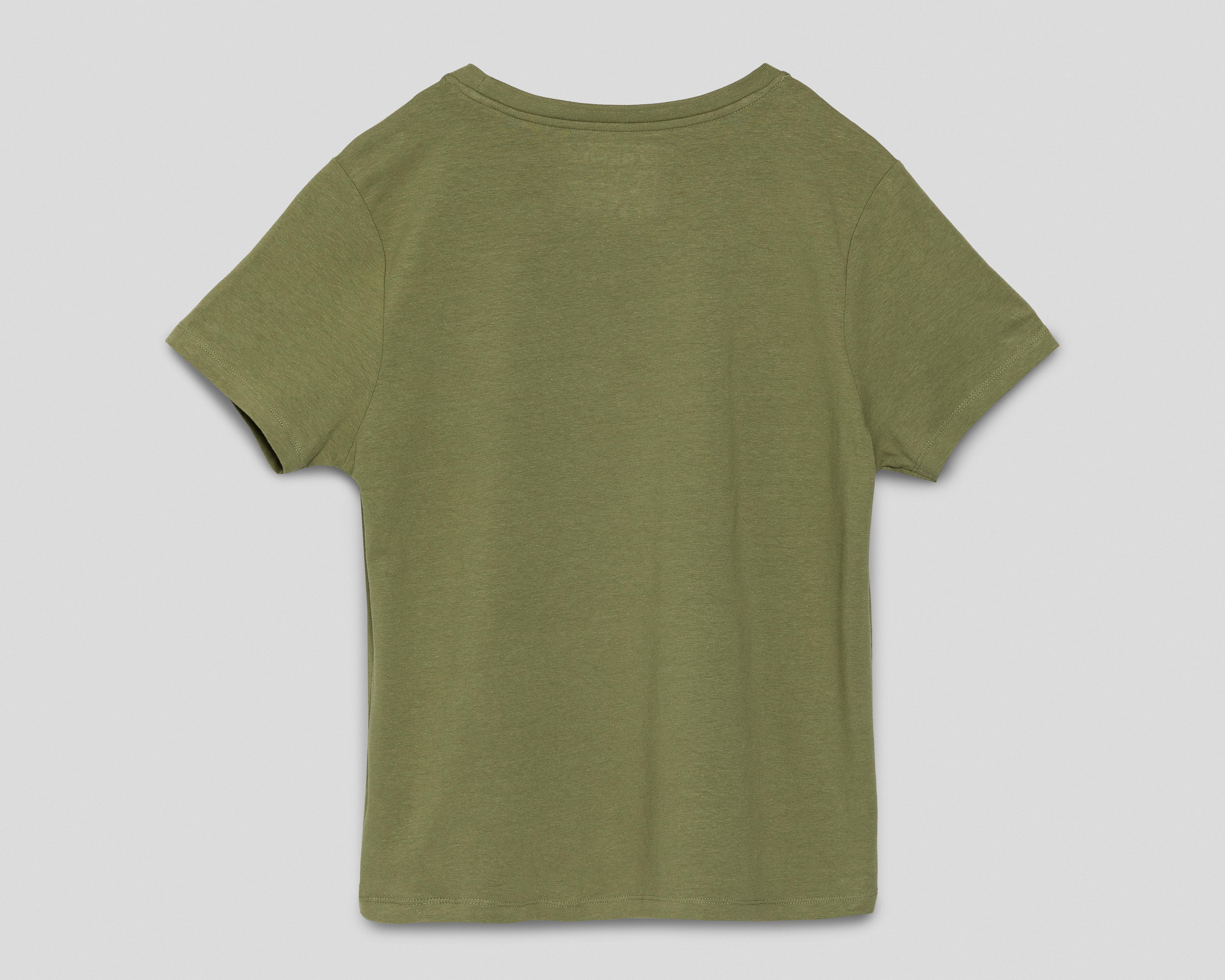 Foto 2 | Playera Refill Verde para Mujer