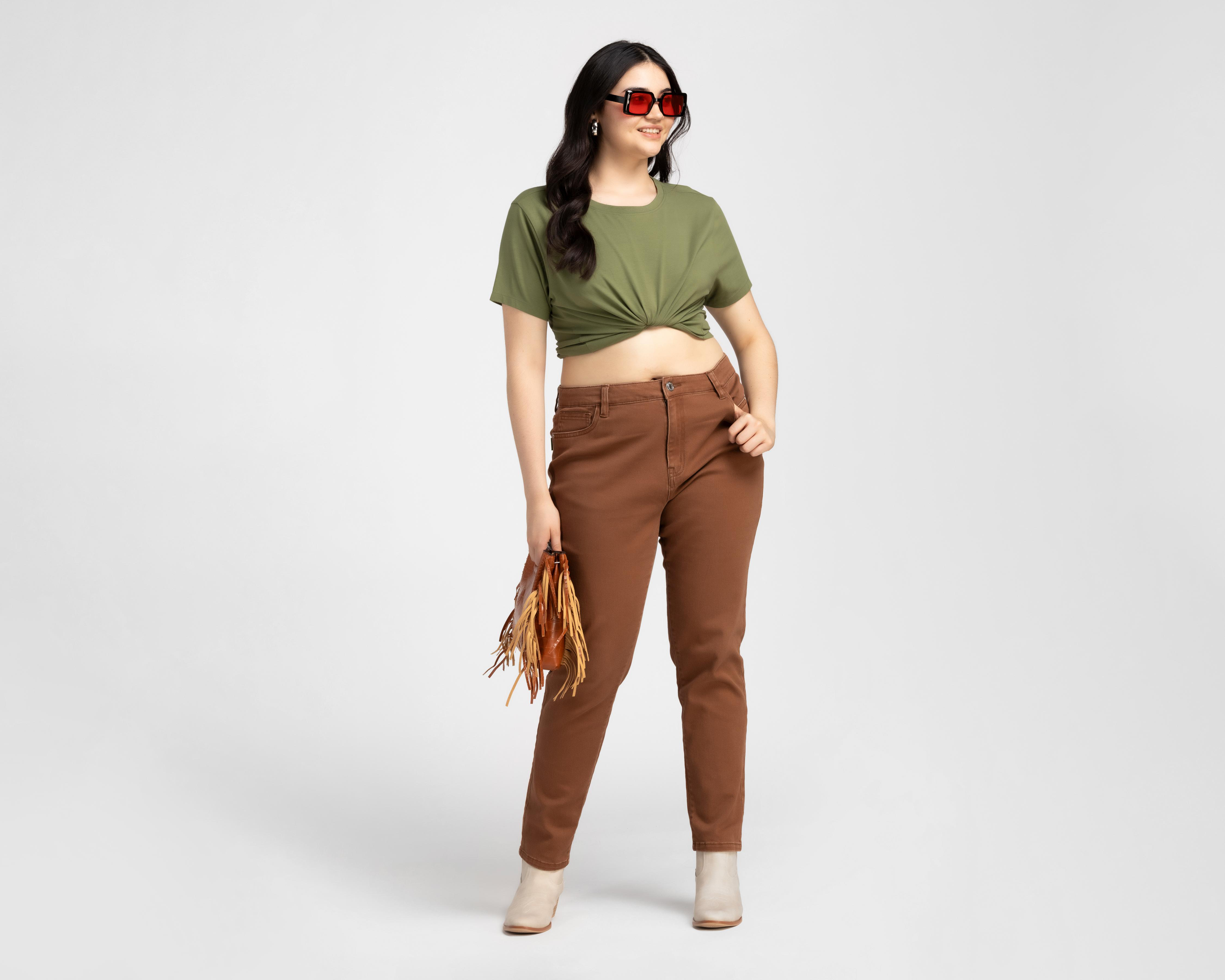 Foto 5 | Playera Refill Verde para Mujer