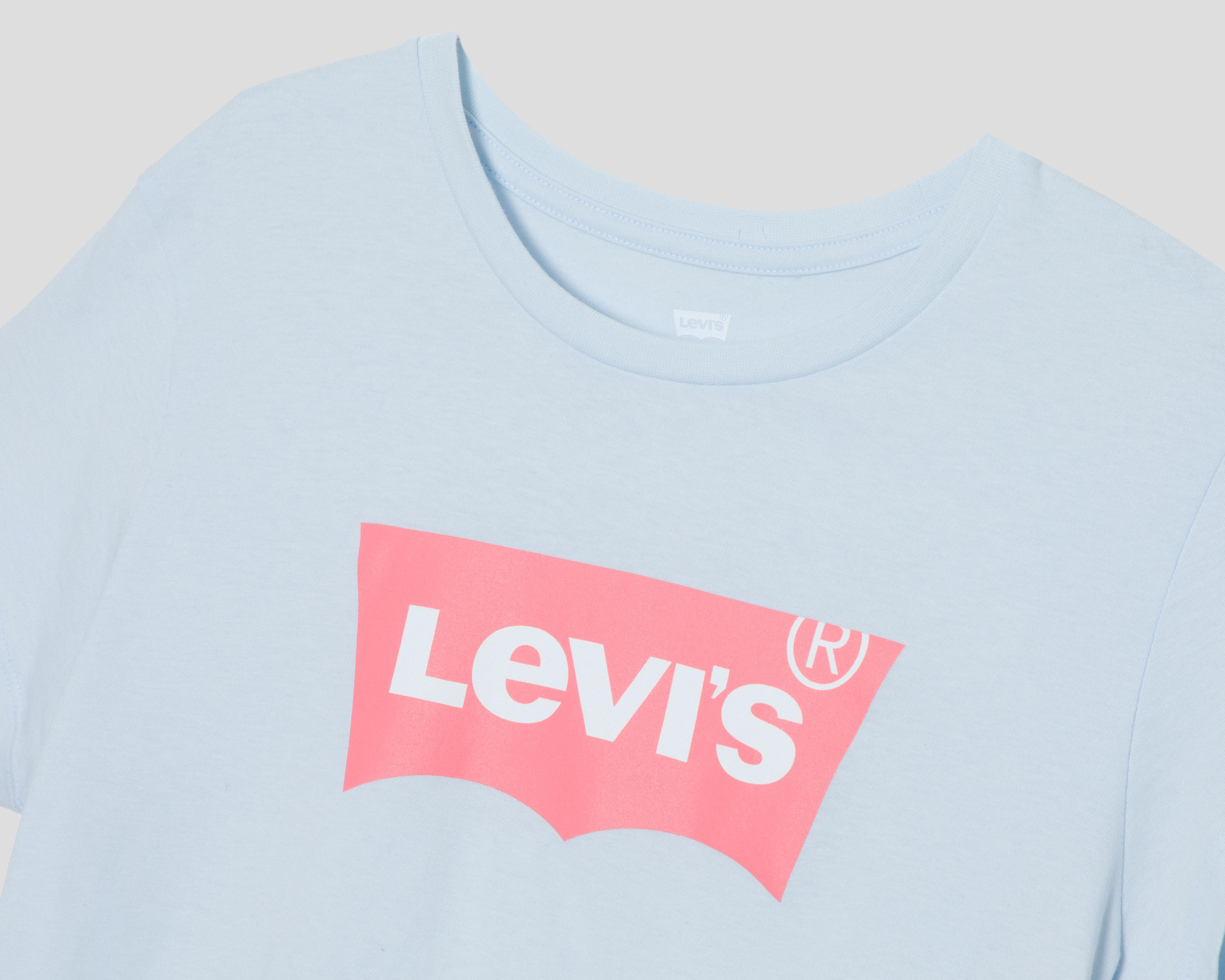 Foto 4 pulgar | Playera Levi's Azul para Mujer