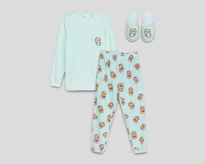 Foto 1 | Pijama Lovest para Mujer 3 Piezas