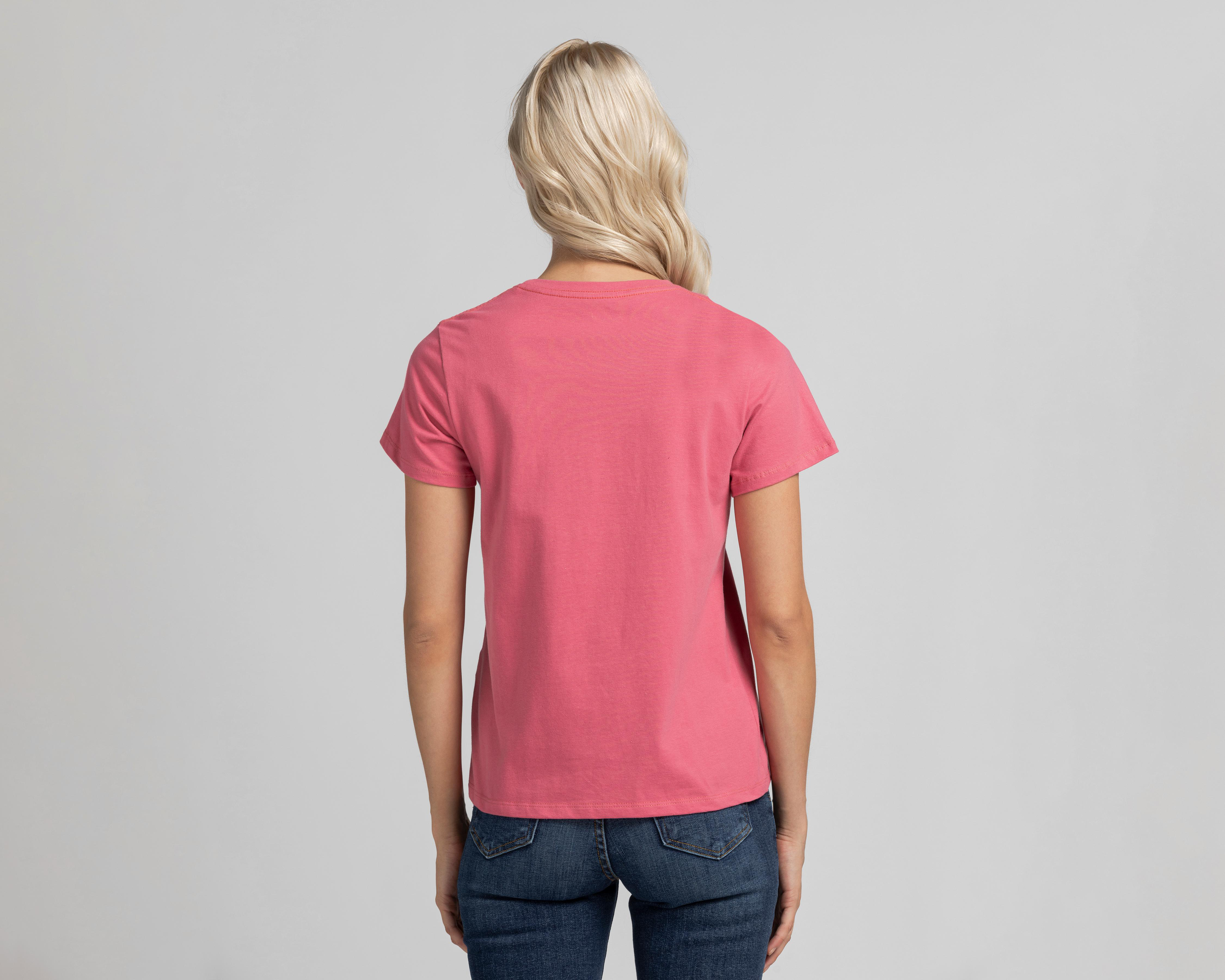Foto 4 pulgar | Playera Levi's Rosa para Mujer