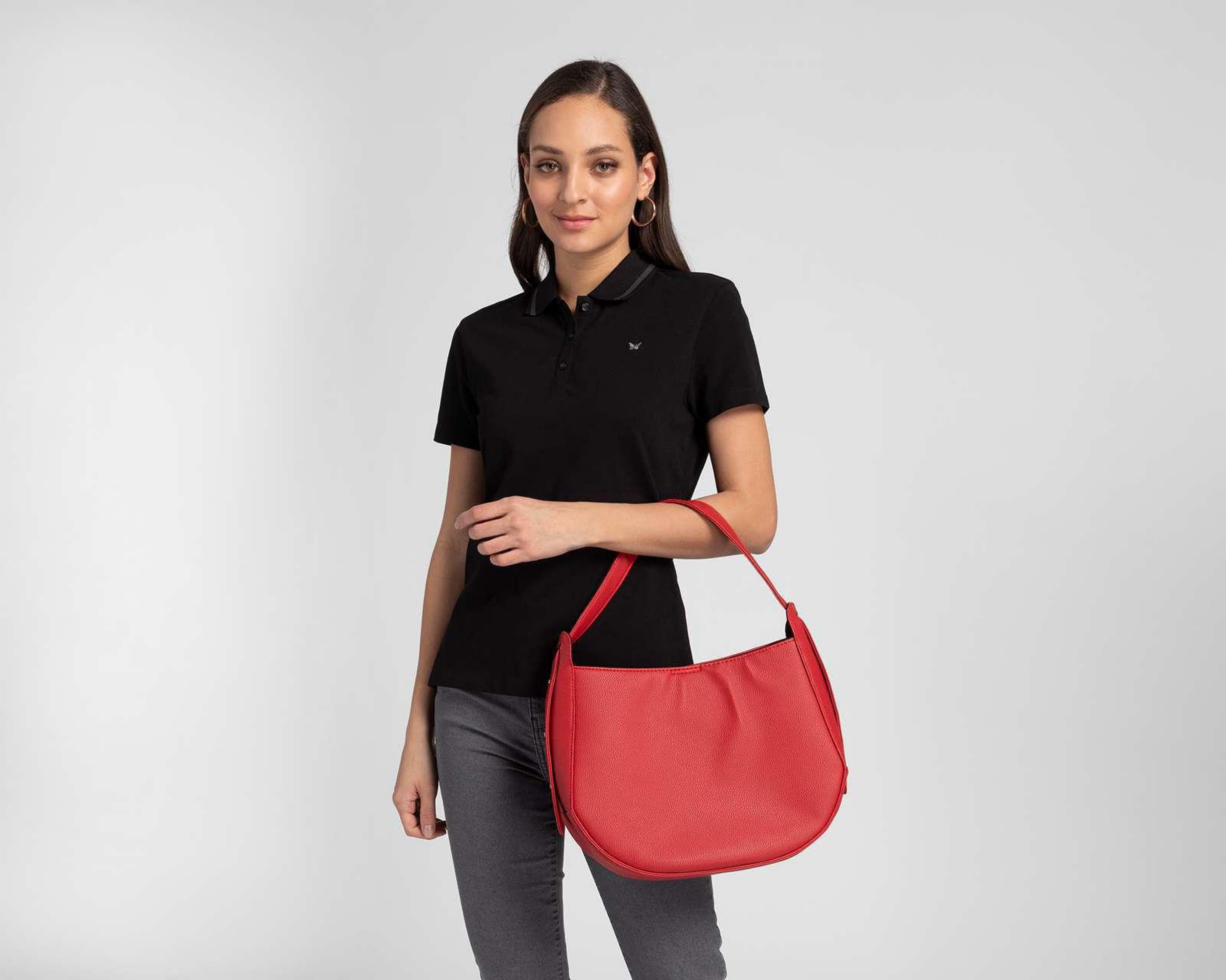 Playera tipo best sale polo con bolsa