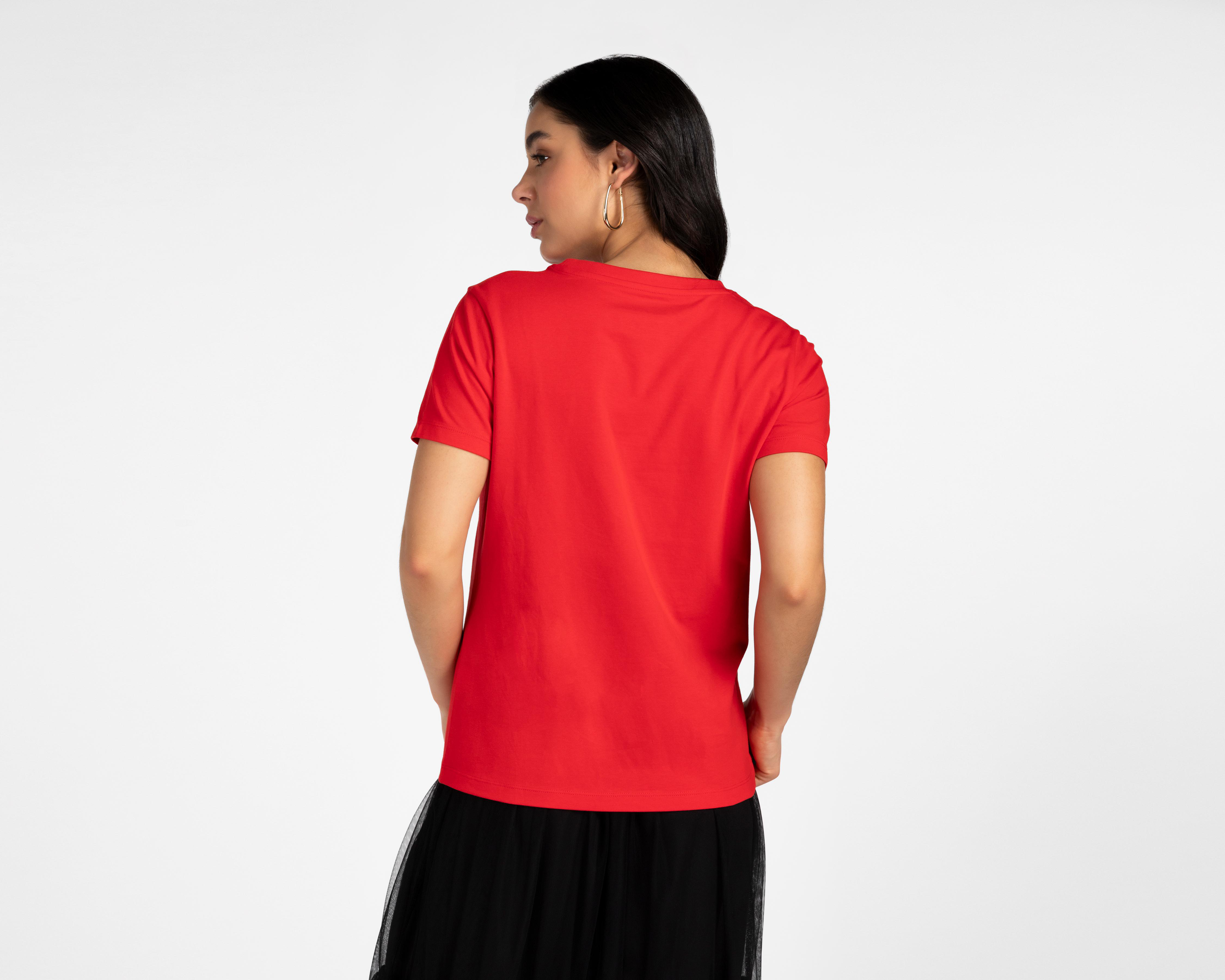 Foto 4 pulgar | Playera Refill Estampada para Mujer