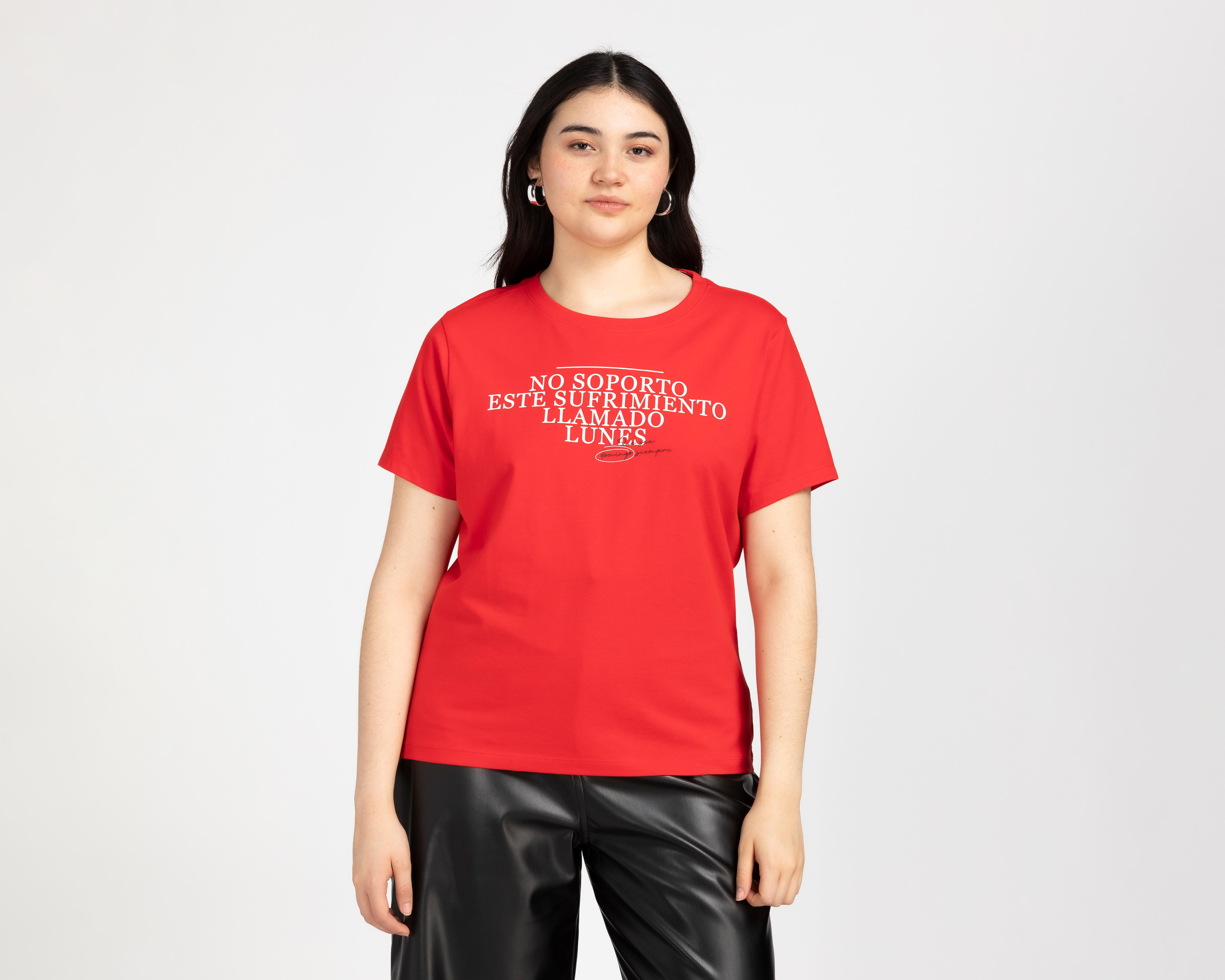 Foto 5 pulgar | Playera Refill Estampada para Mujer