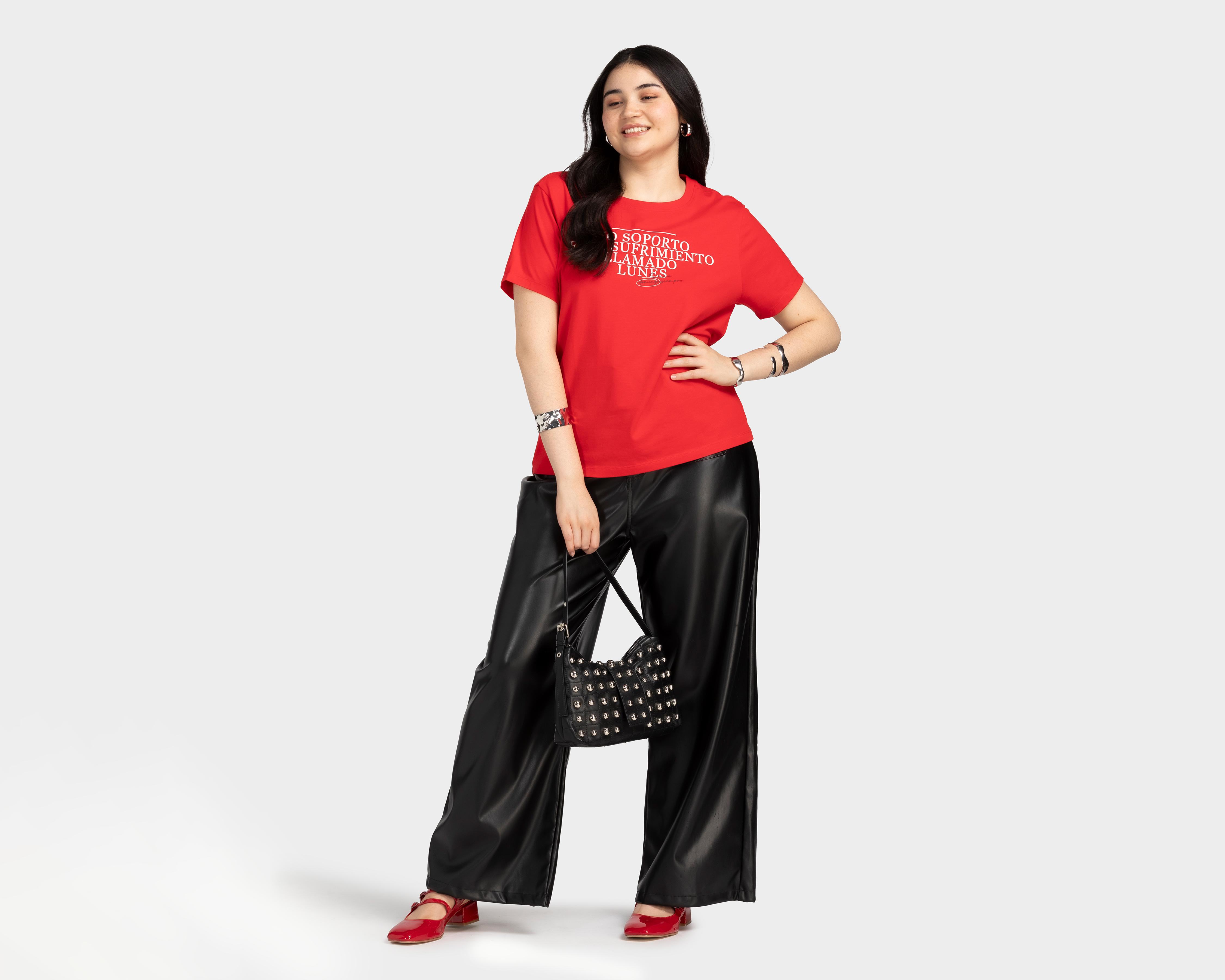 Foto 6 pulgar | Playera Refill Estampada para Mujer