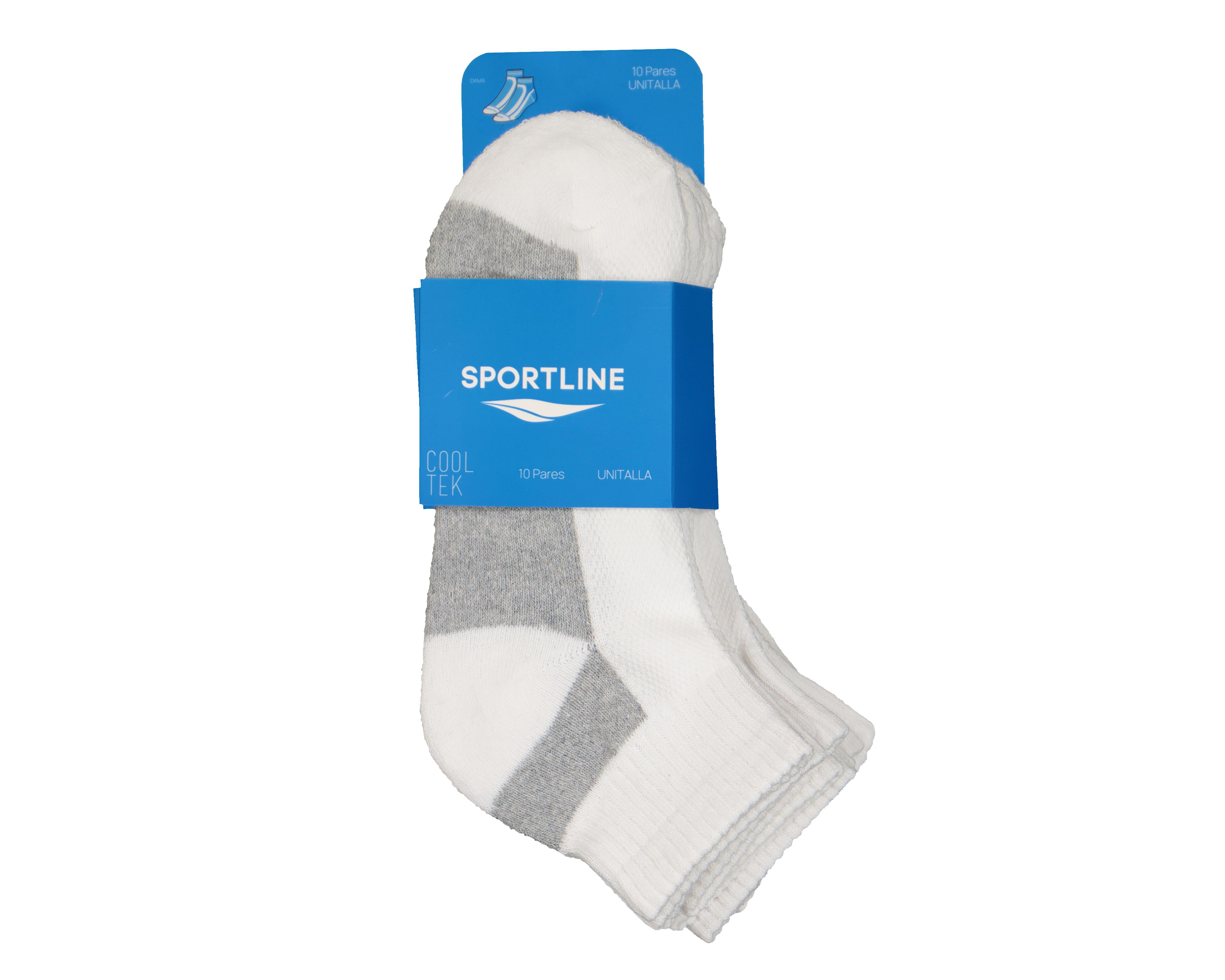 Foto 4 pulgar | Calcetas Deportivas Sportline para Mujer 10 Pares