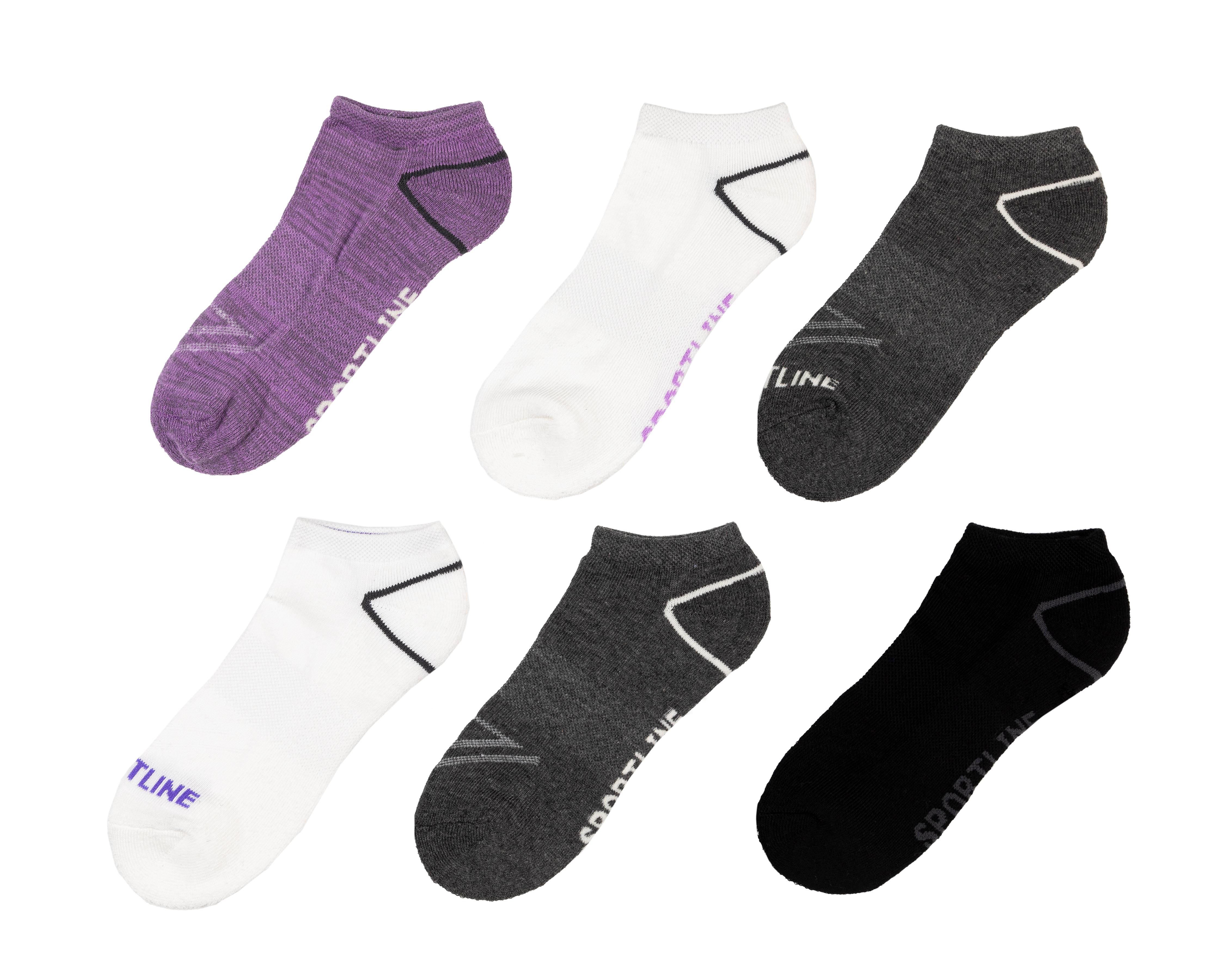 Foto 1 | Calcetas Deportivas Sportline para Mujer 6 Pares