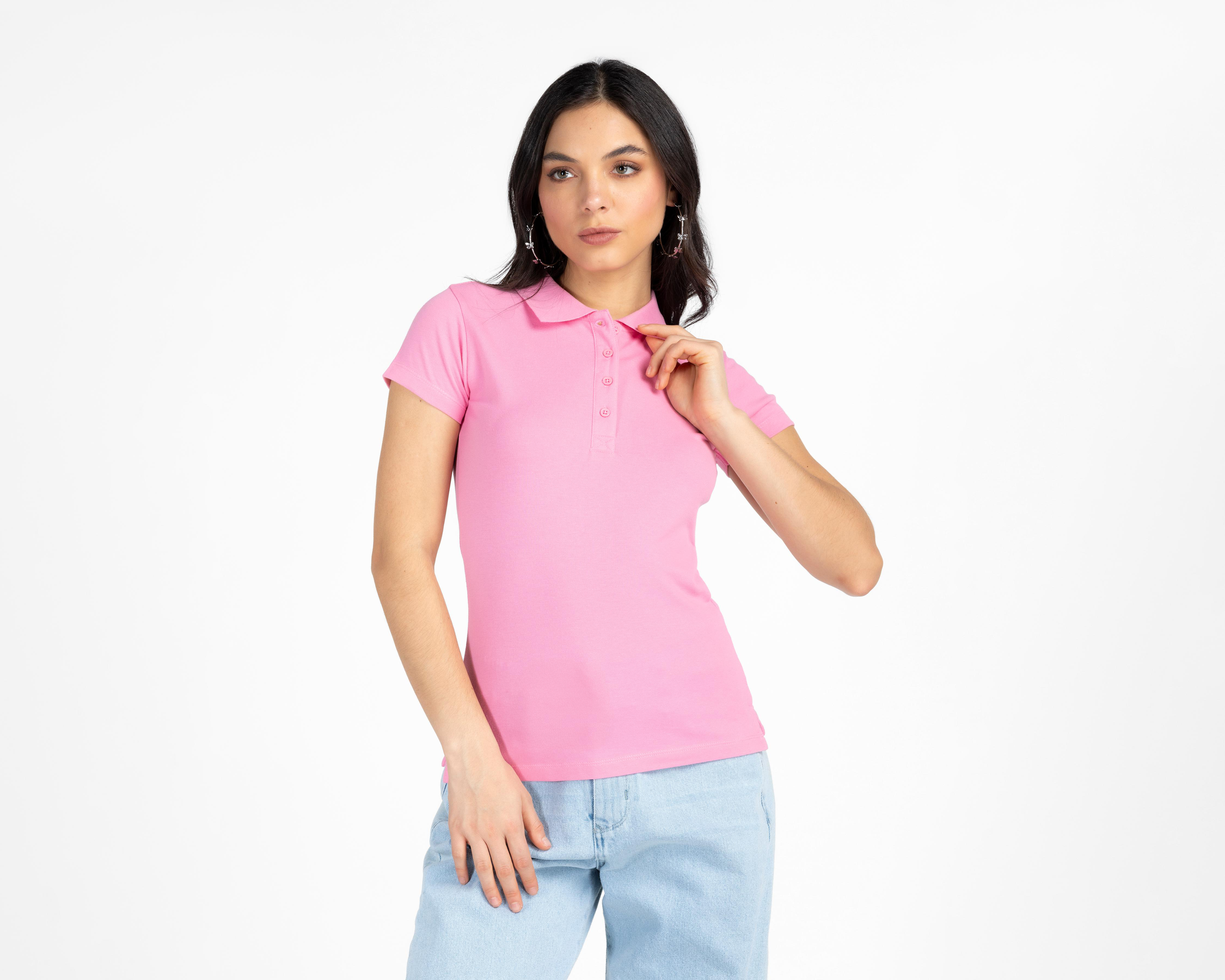 Foto 2 pulgar | Playera 18 Forever tipo Polo para Mujer