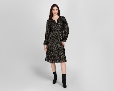 Foto 1 | Vestido Casual Sahara con Puntos Negro