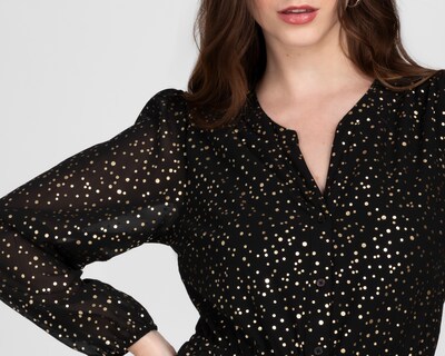 Foto 5 | Vestido Casual Sahara con Puntos Negro