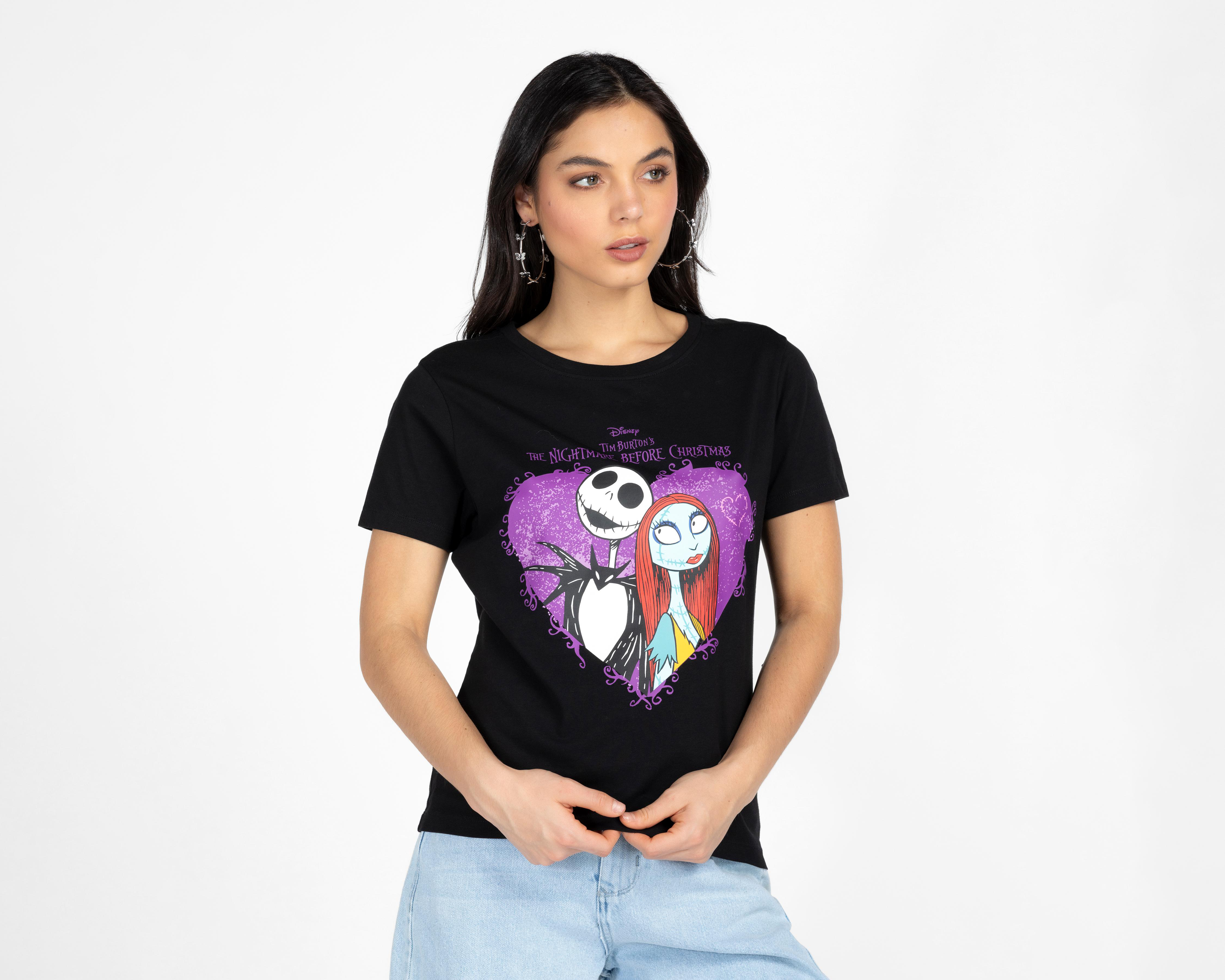 Playera Disney Manga Corta para Mujer