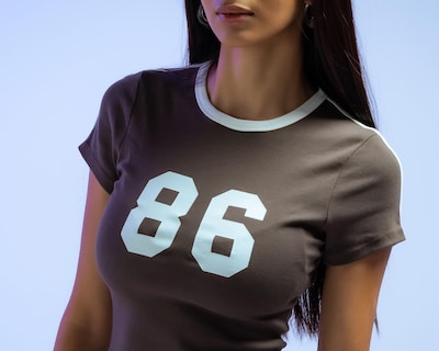 Foto 4 | Playera Manga Corta Strona para Mujer