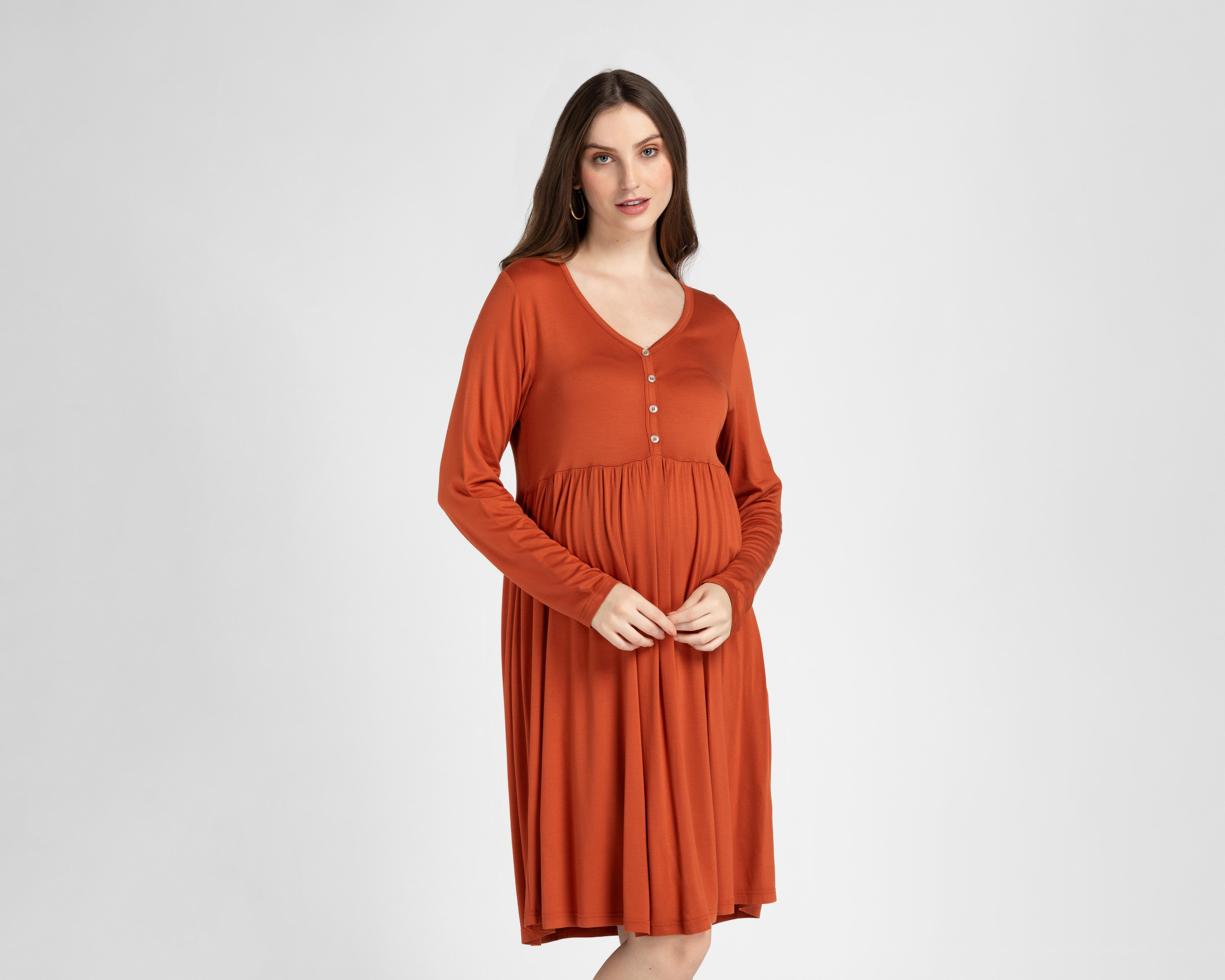 Vestido de Maternidad Mamá Bella Manga Larga