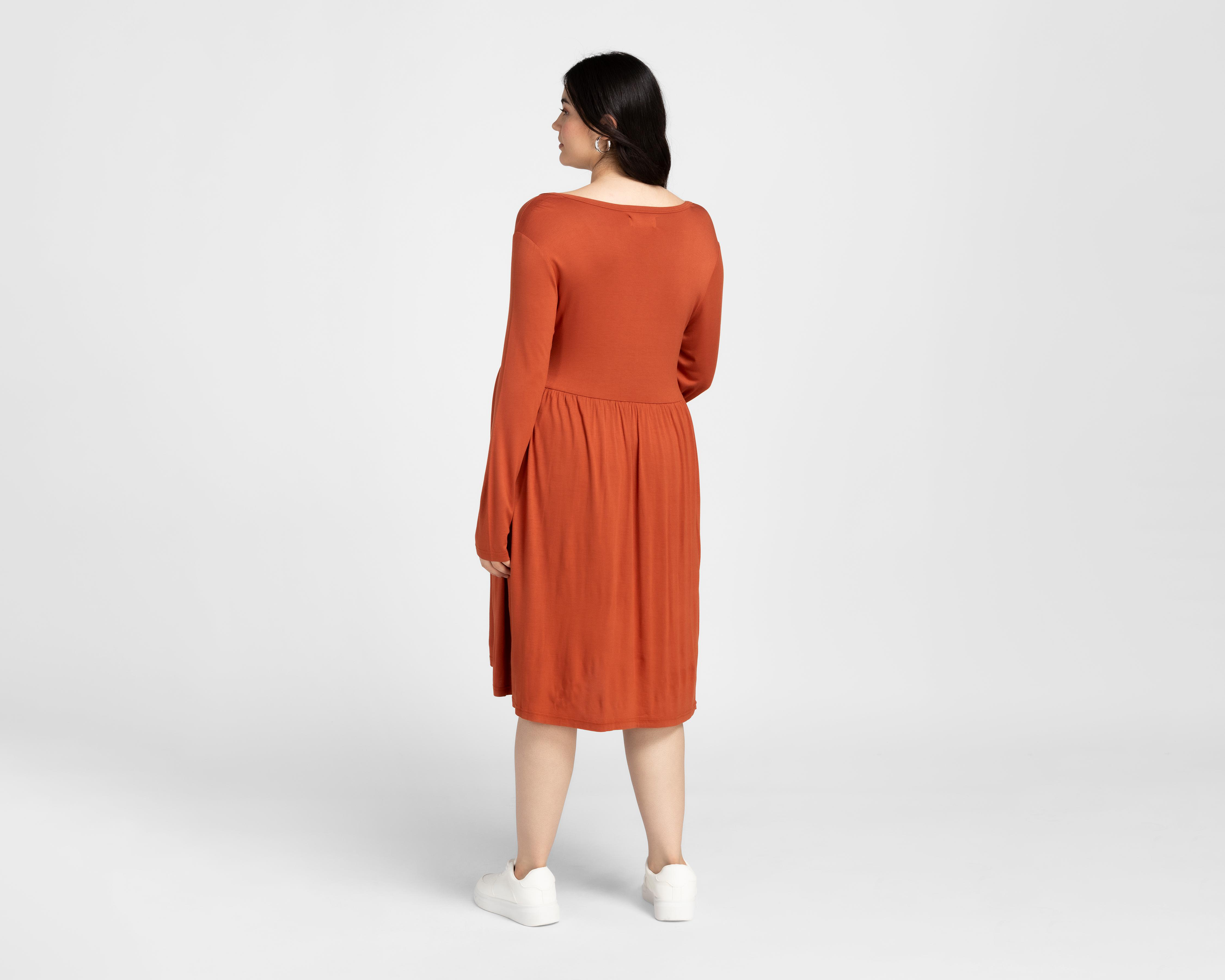 Foto 7 pulgar | Vestido de Maternidad Mamá Bella Manga Larga