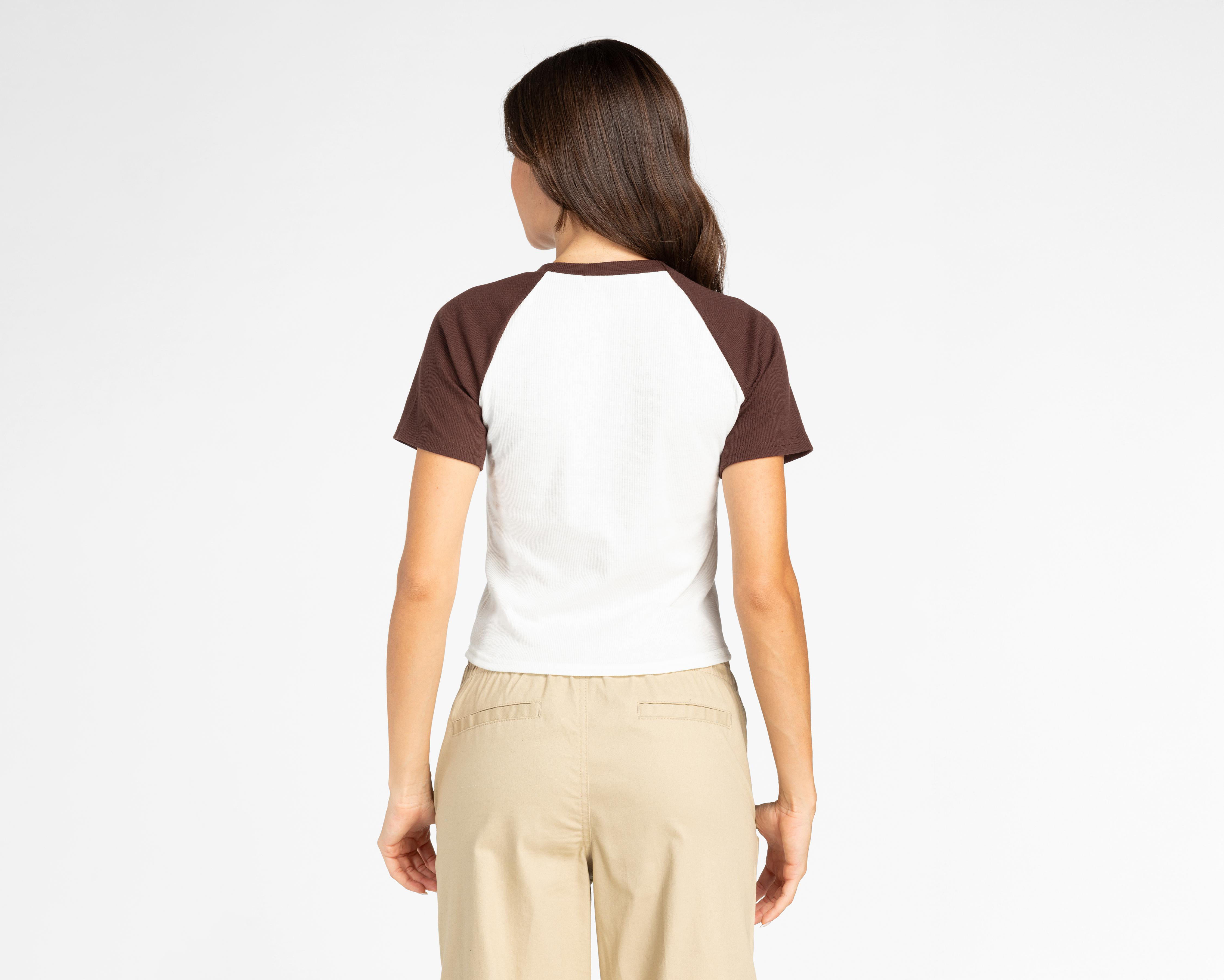 Foto 4 pulgar | Playera Refill Manga Corta para Mujer