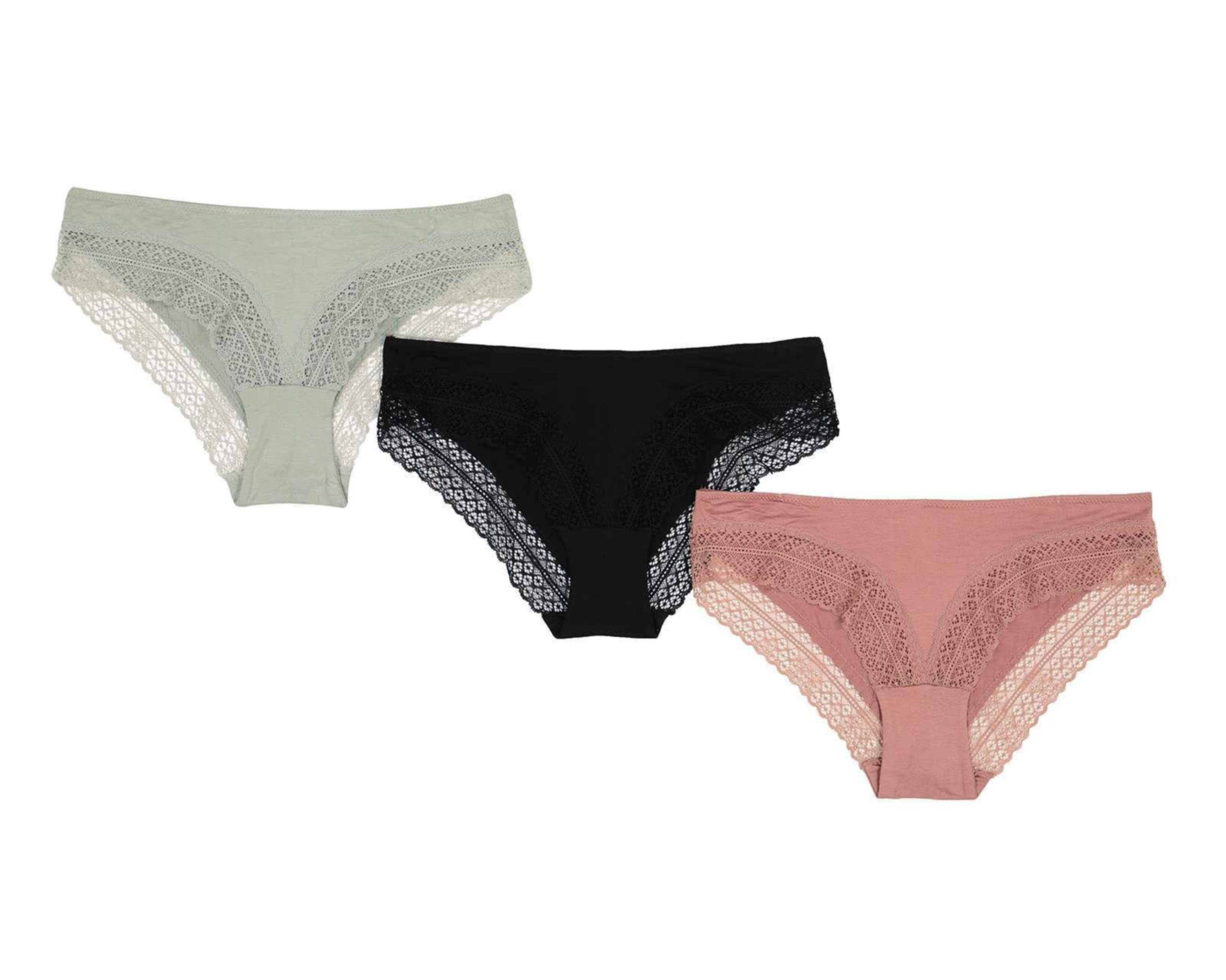 Foto 2 pulgar | Pantaleta Eva Tu Estilo íntimo para Mujer 3 Piezas