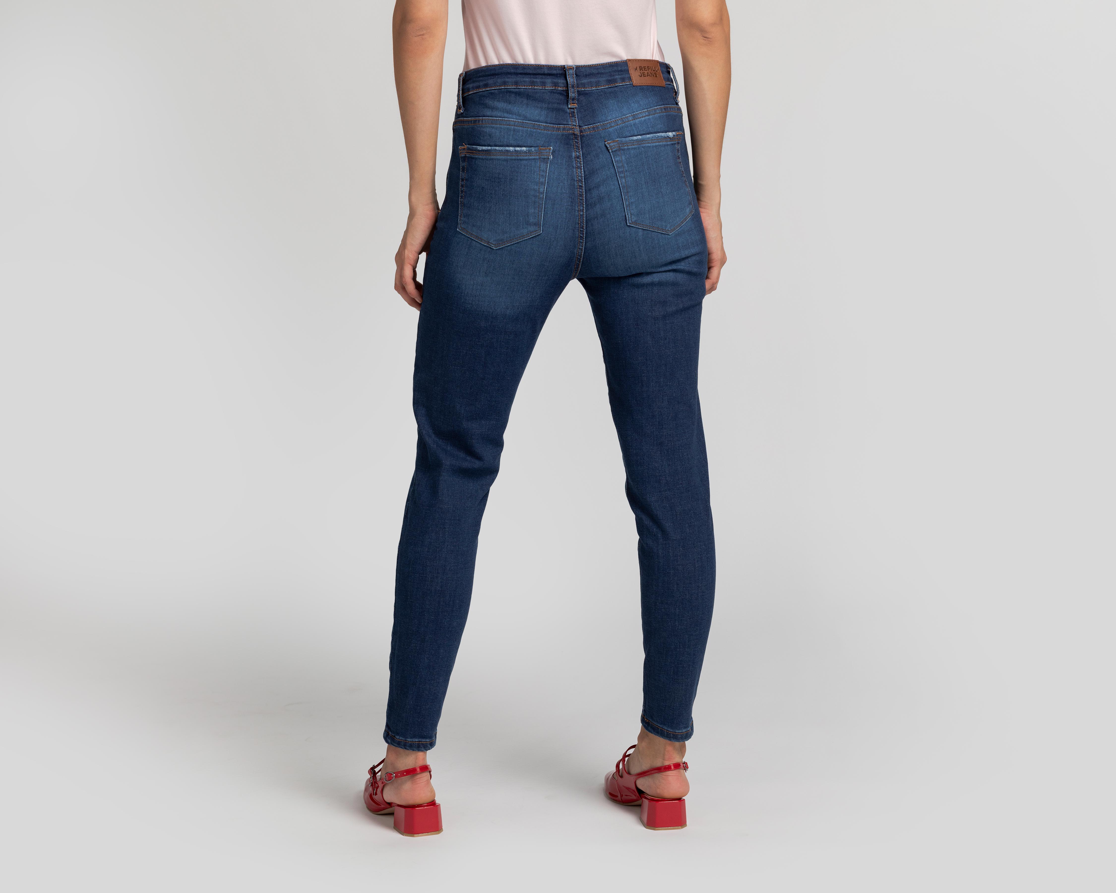 Foto 4 pulgar | Jeans Skinny Refill para Mujer