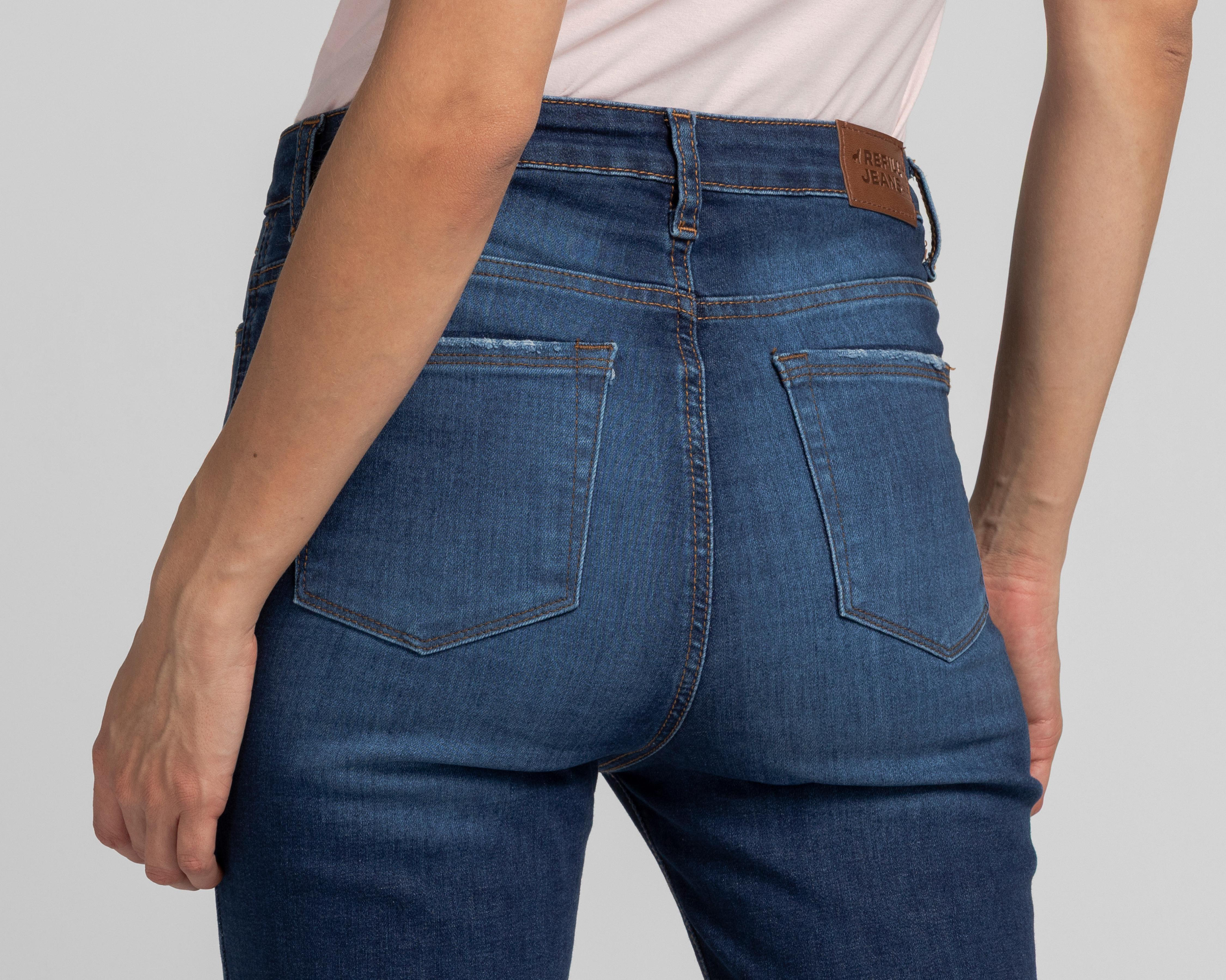 Foto 6 pulgar | Jeans Skinny Refill para Mujer