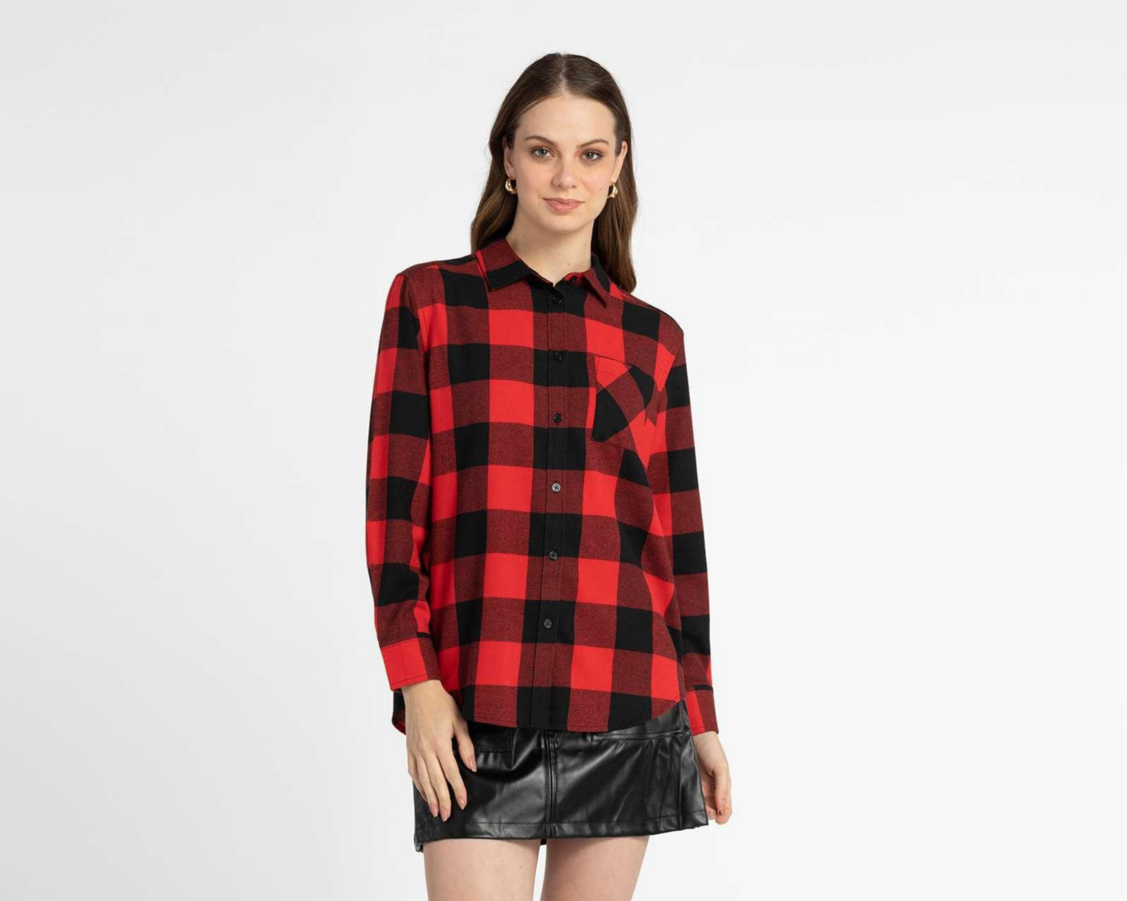 Foto 1 | Blusa Thinner Manga Larga con Botones