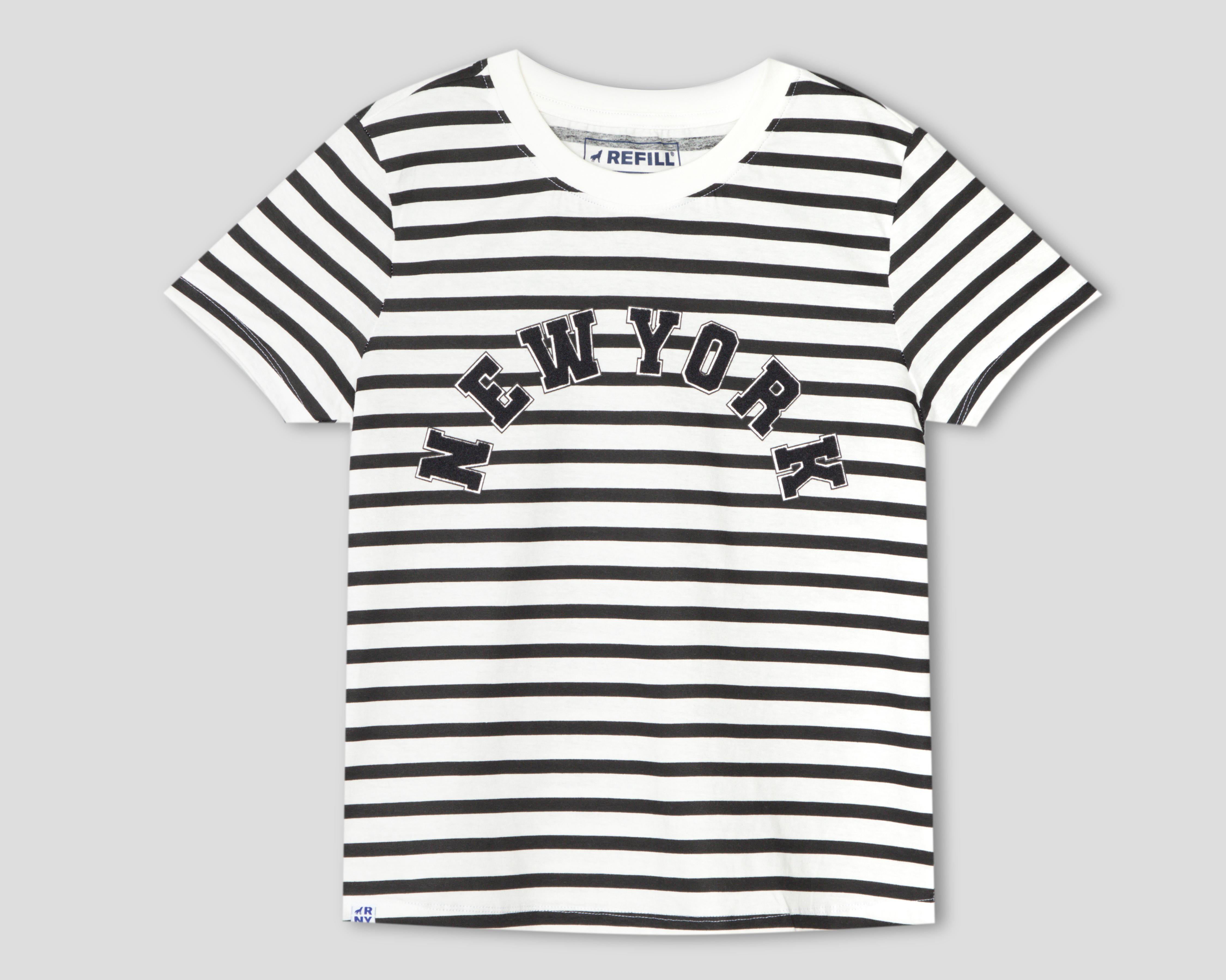 Playera Refill a Rayas para Mujer