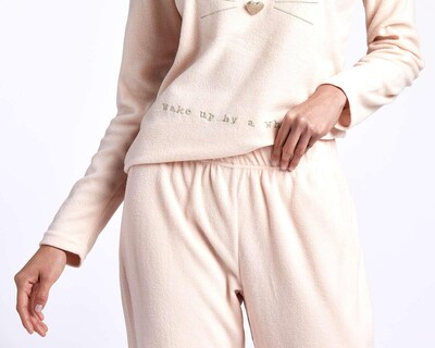 Foto 4 | Pijama Lovest Polar Fleece para Mujer