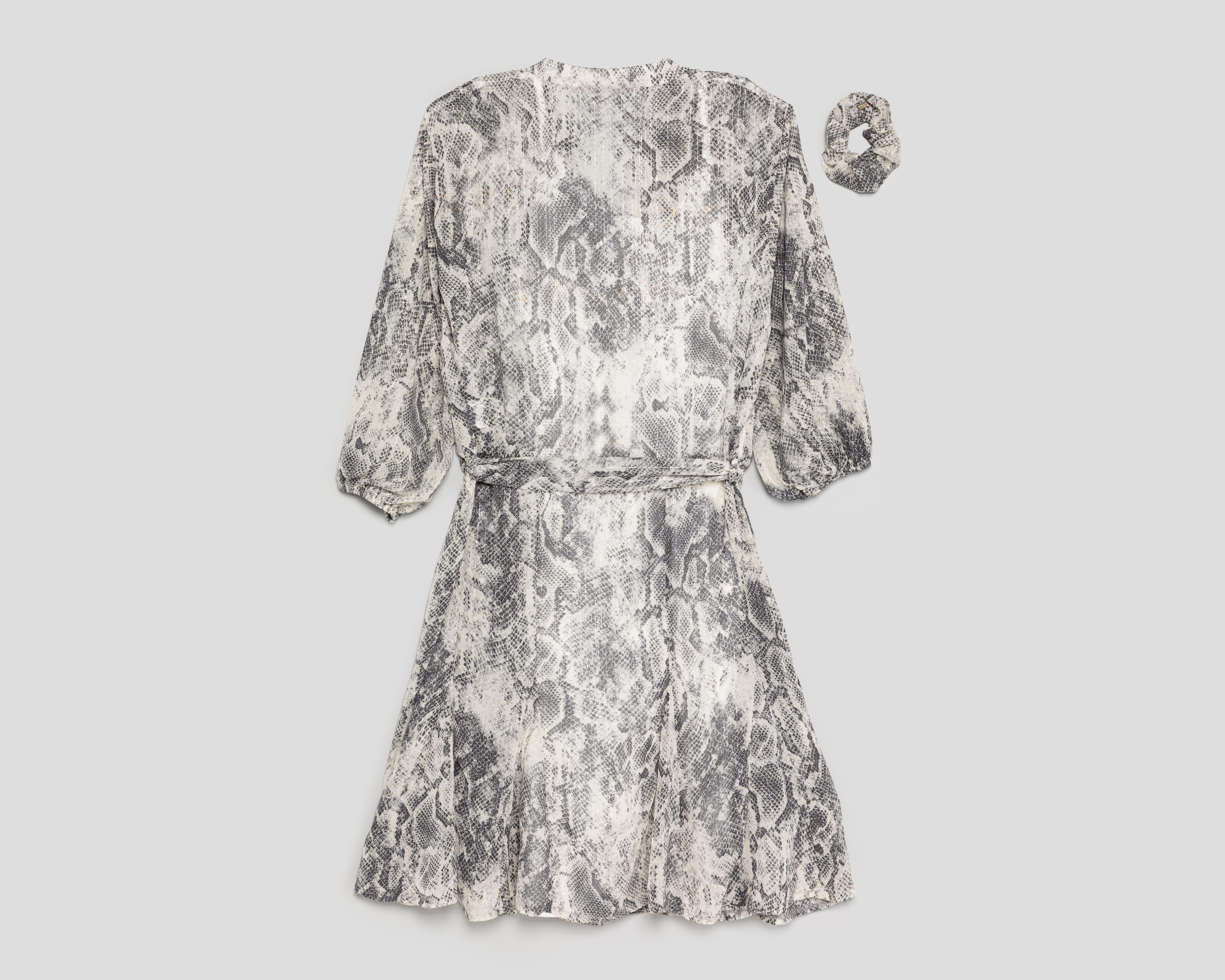 Foto 2 | Vestido Casual Sahara Animal Print con Listón y Botones para Mujer