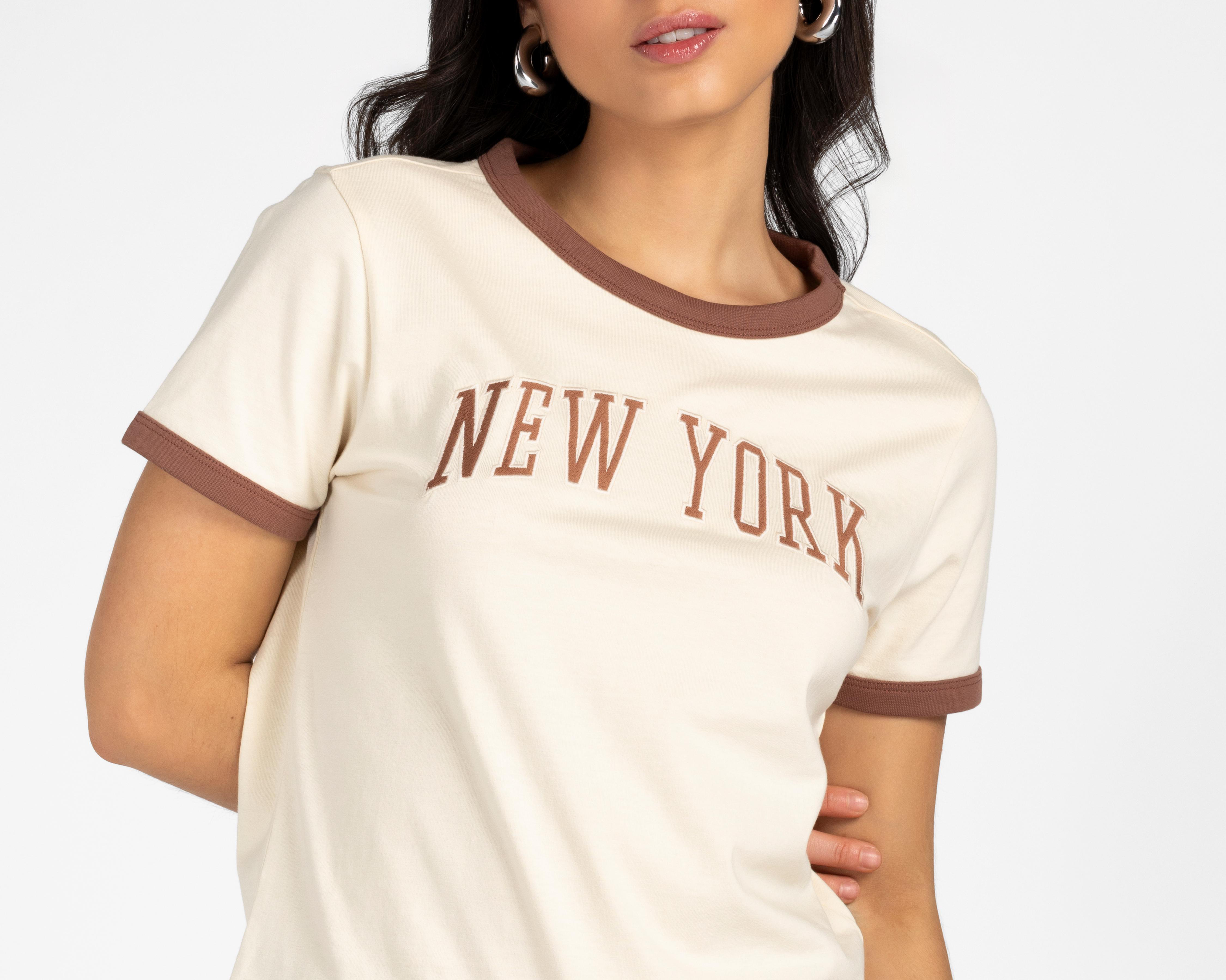 Foto 5 pulgar | Playera Refill Manga Corta para Mujer