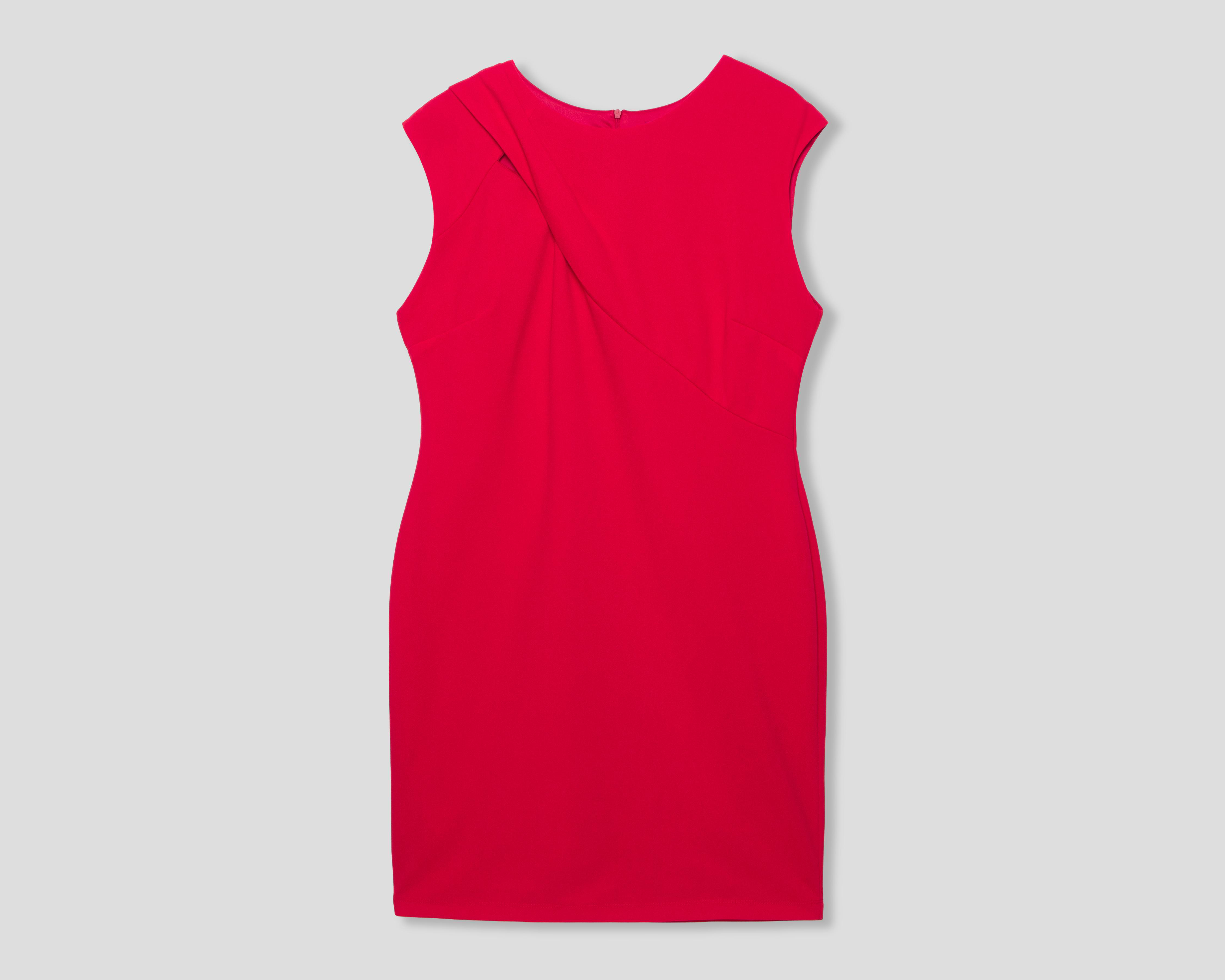Foto 1 | Vestido Formal Sahara sin Mangas Rosa Fucsia