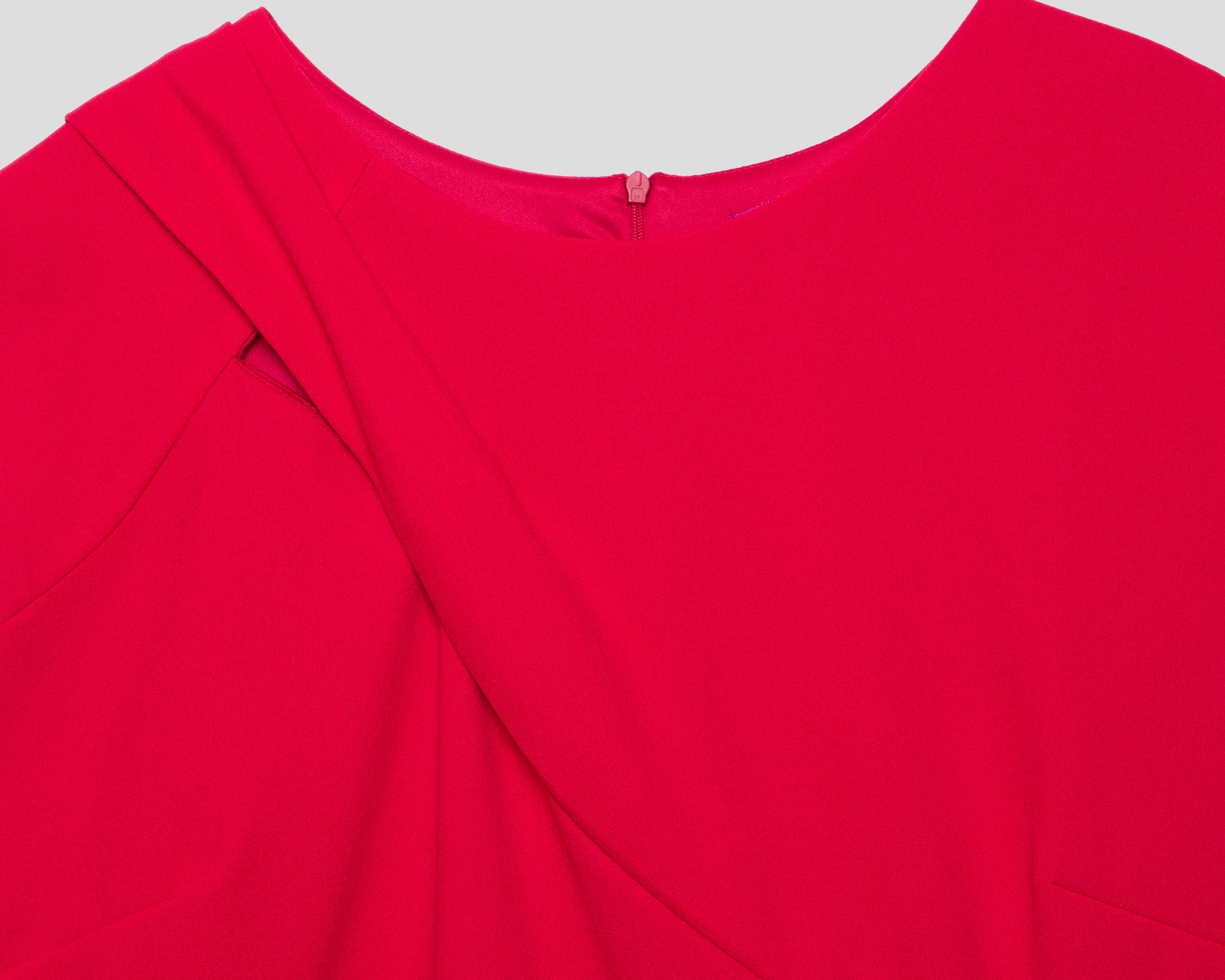 Foto 3 | Vestido Formal Sahara sin Mangas Rosa Fucsia