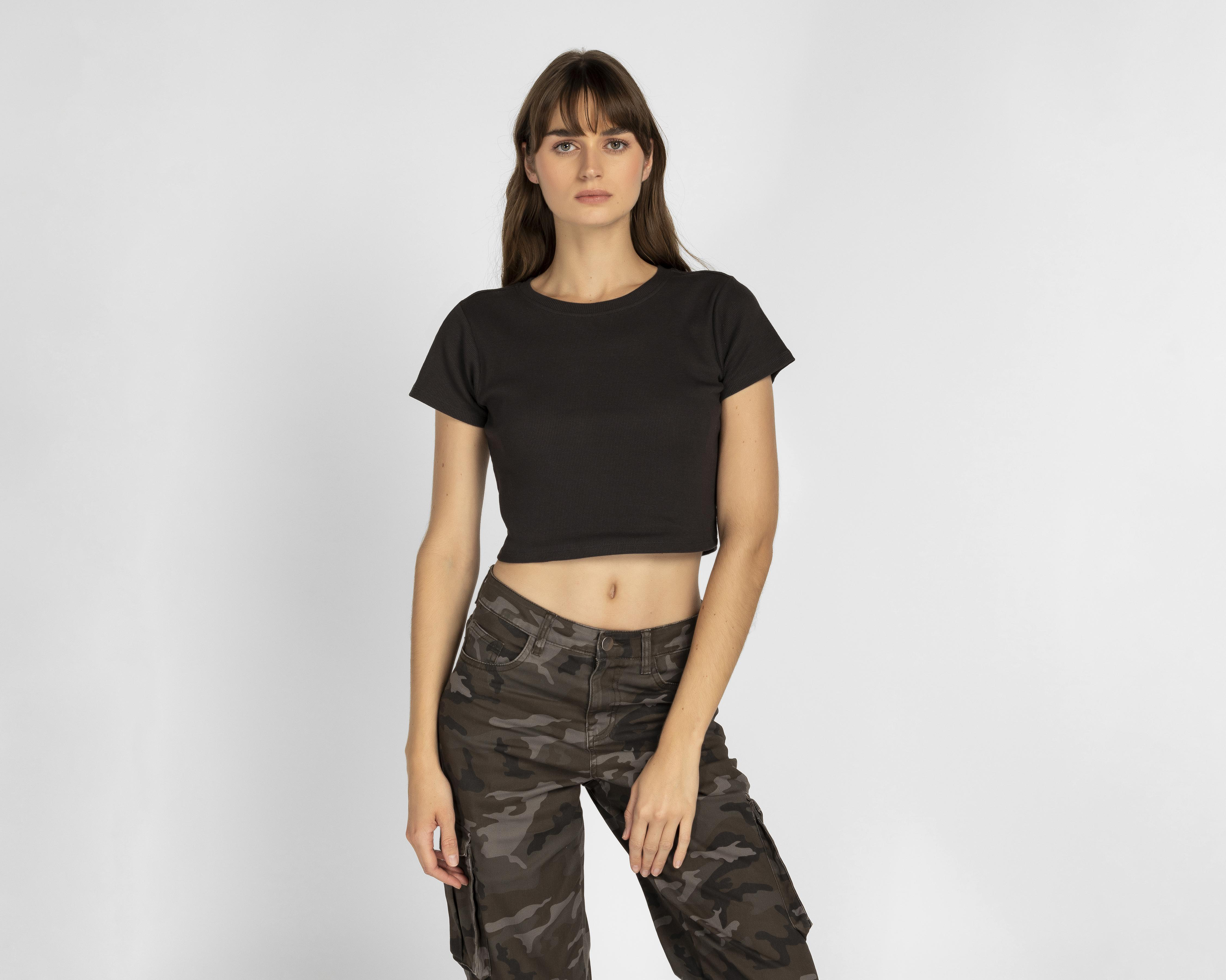 Foto 1 | Playera Refill Manga Corta para Mujer