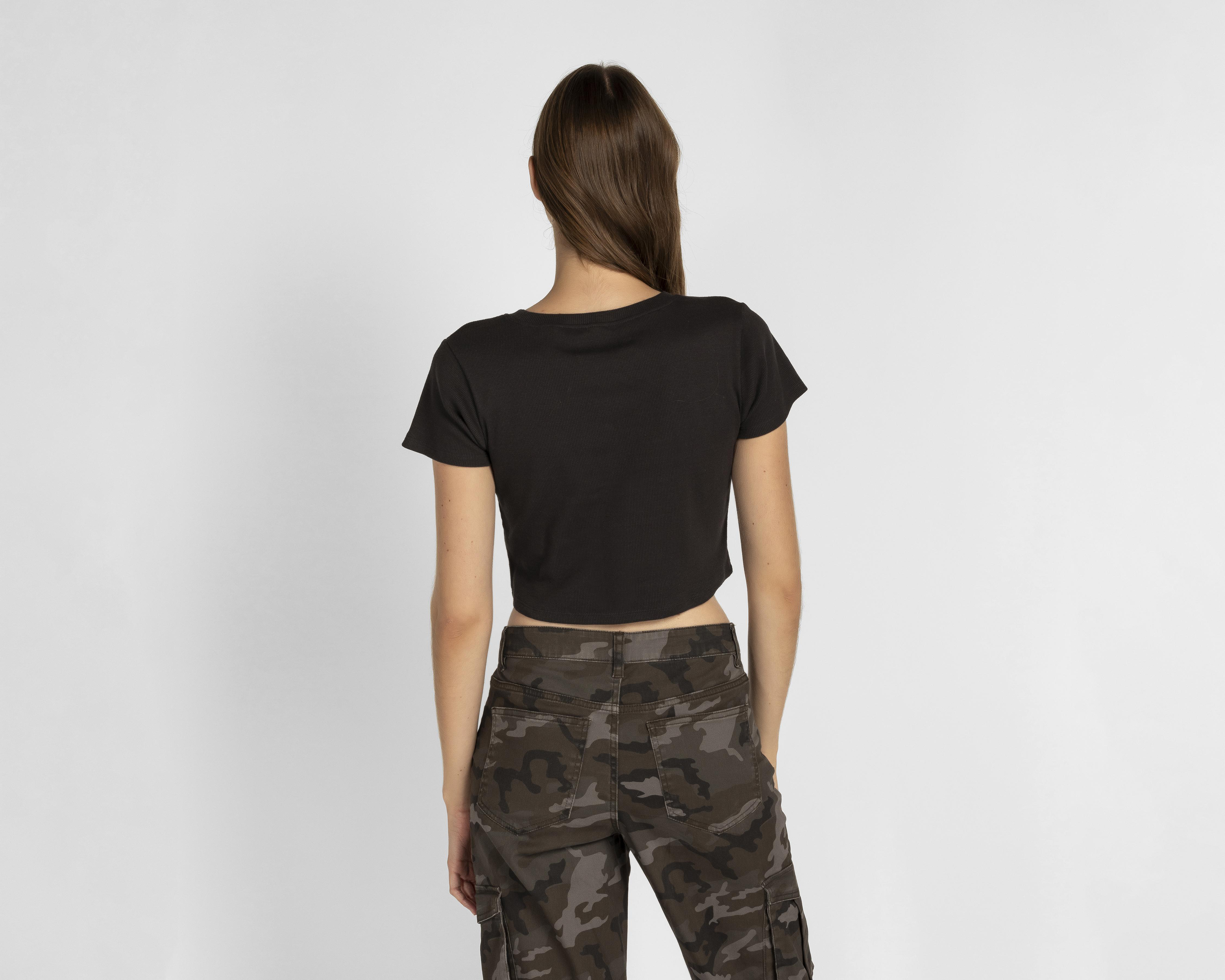 Foto 4 pulgar | Playera Refill Manga Corta para Mujer