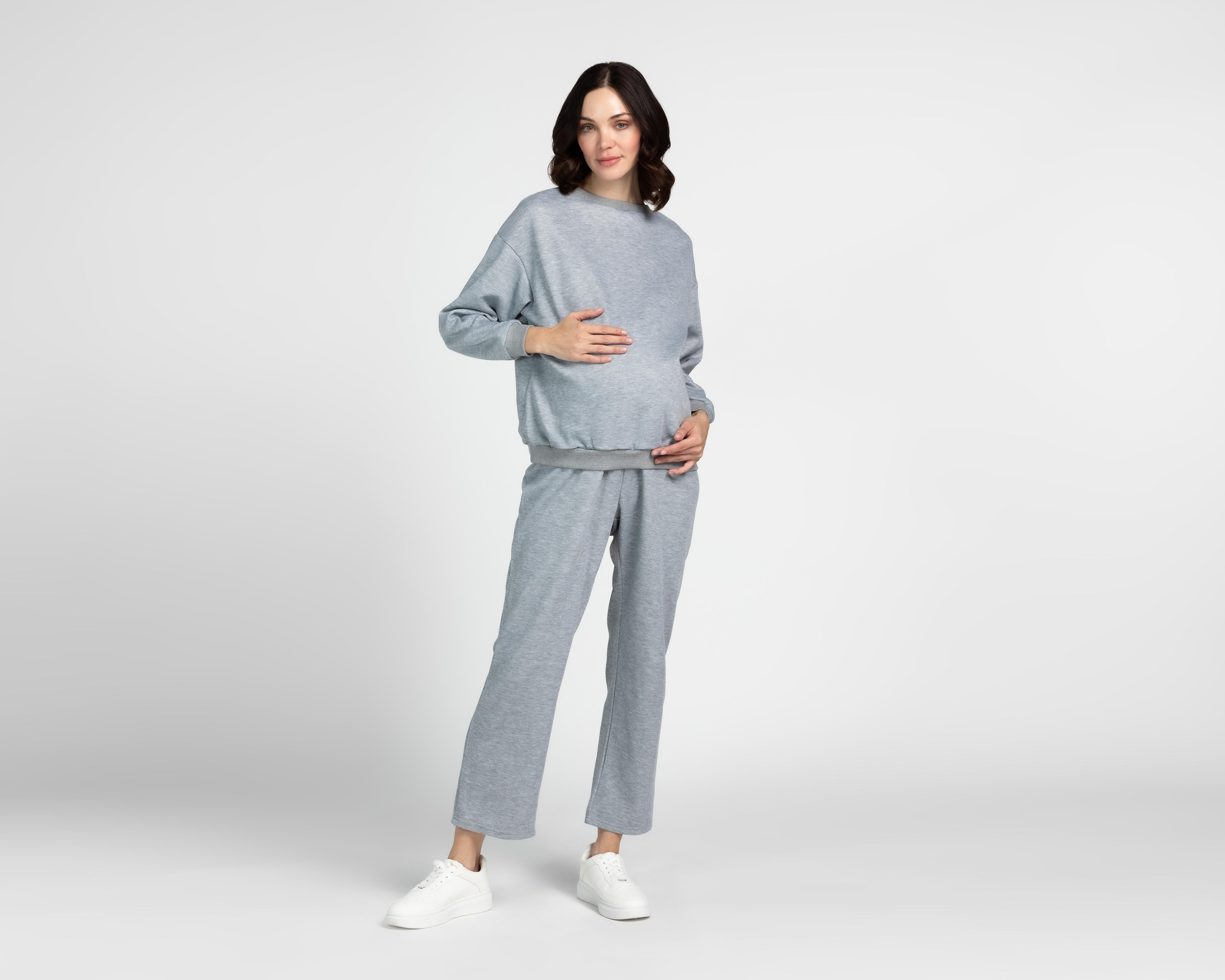 Foto 2 pulgar | Pantalón y Sudadera de Maternidad Mamá Bella