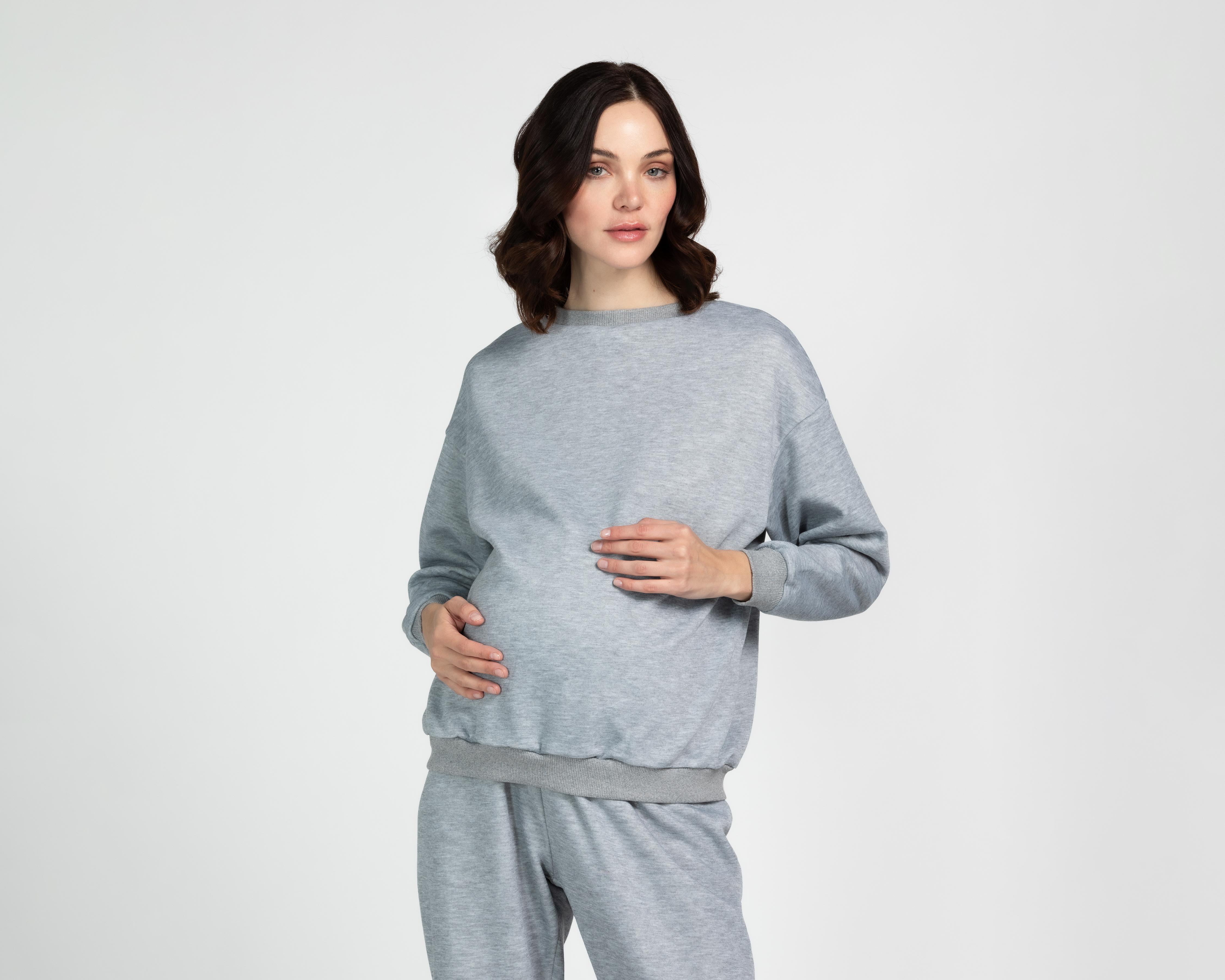 Foto 5 pulgar | Pantalón y Sudadera de Maternidad Mamá Bella