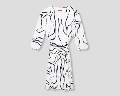 Foto 1 | Vestido Formal Sahara Manga Larga Escote V con Cinturón para Mujer