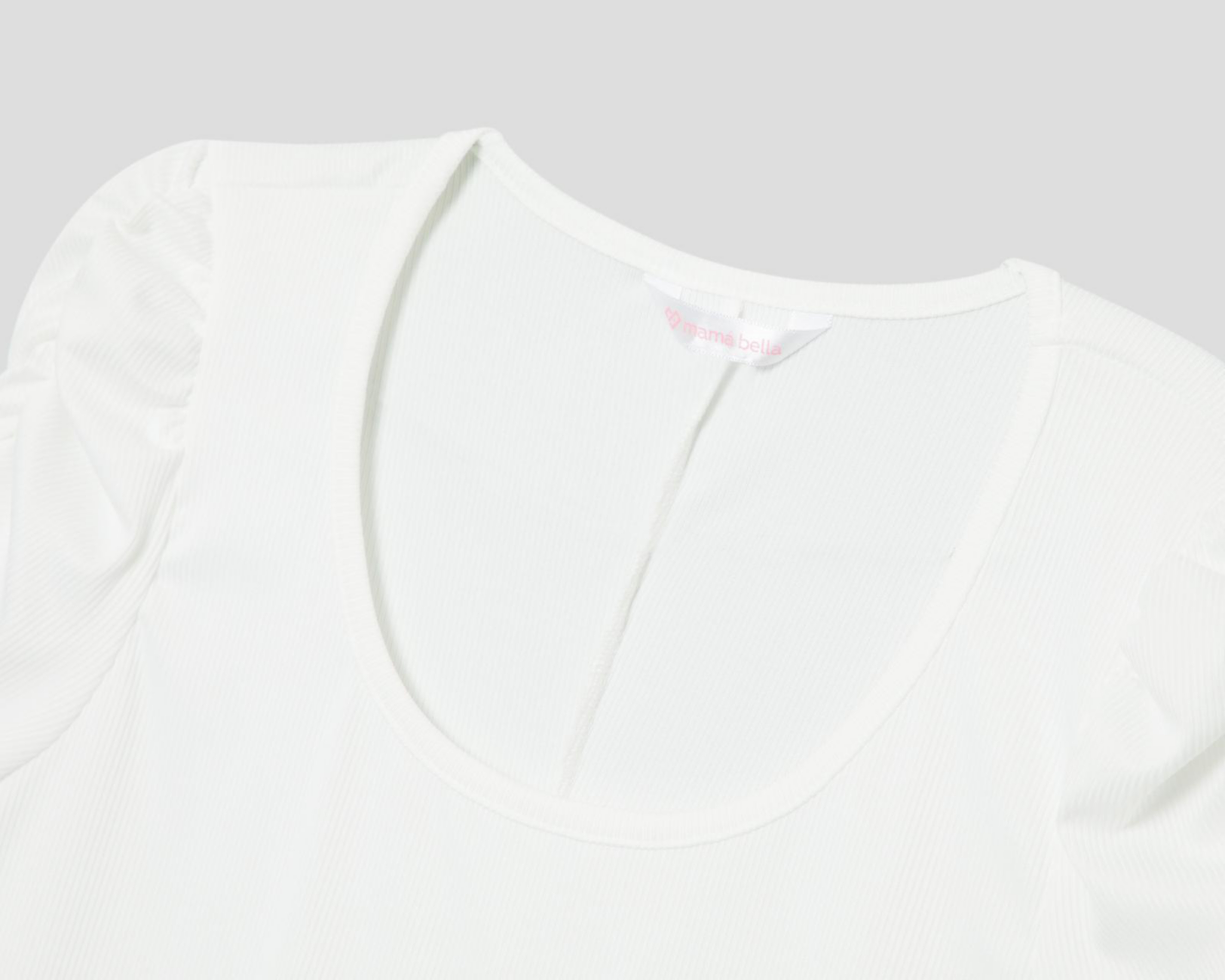 Foto 4 pulgar | Blusa de Maternidad Mamá Bella Manga Corta