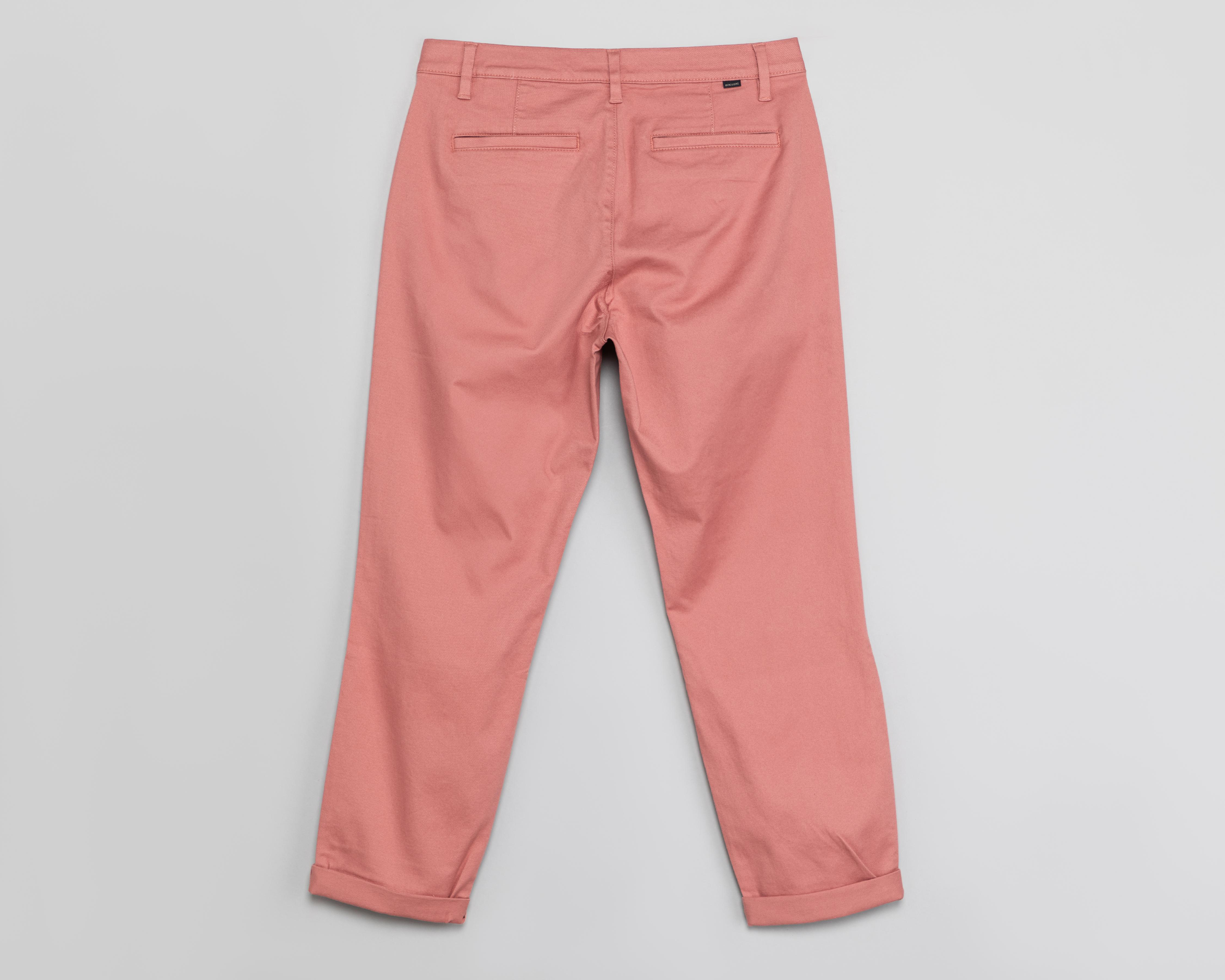 Foto 3 pulgar | Pantalón Chino Dockers Rosa para Mujer